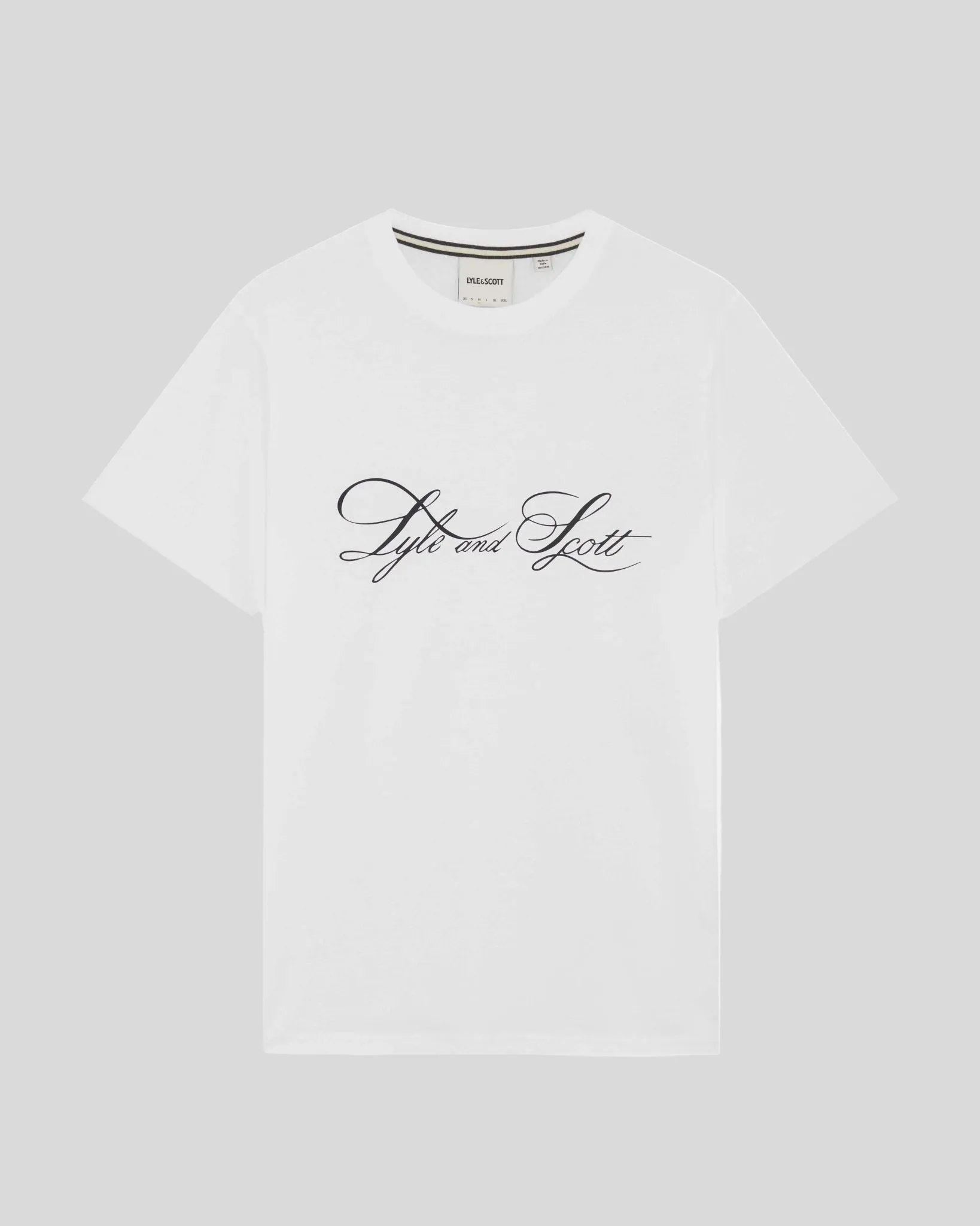 Superfine Cotton Graphic Logo T-Shirt sold by Lyle & Scott product image thumbnail 5