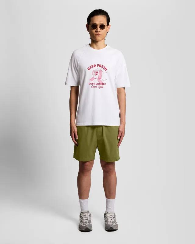 Cotton Twill Shorts made by Lyle & Scott