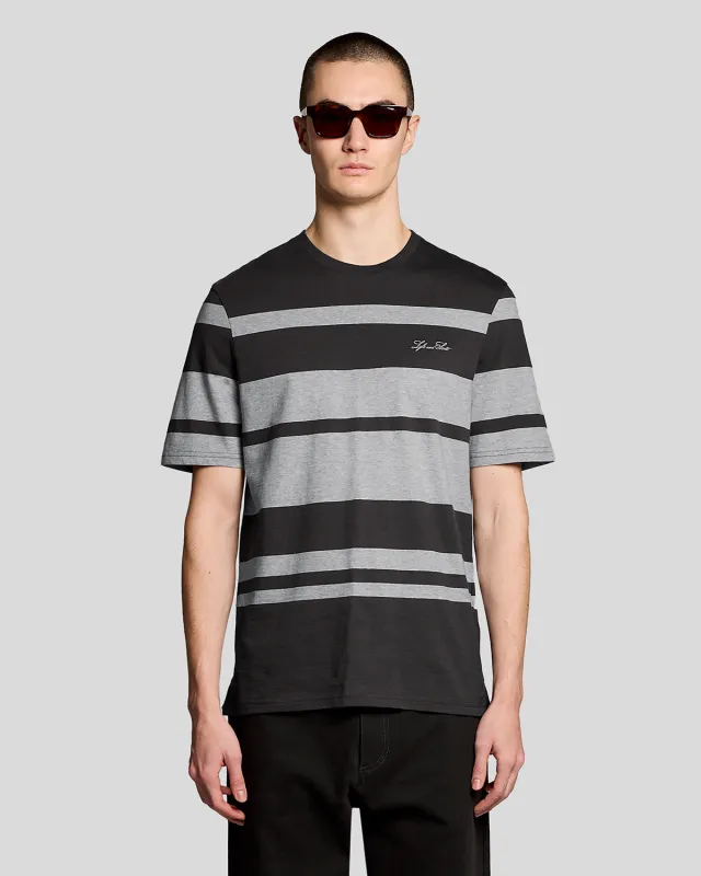 Relaxed Fit Stripe T-Shirt sold by Lyle & Scott