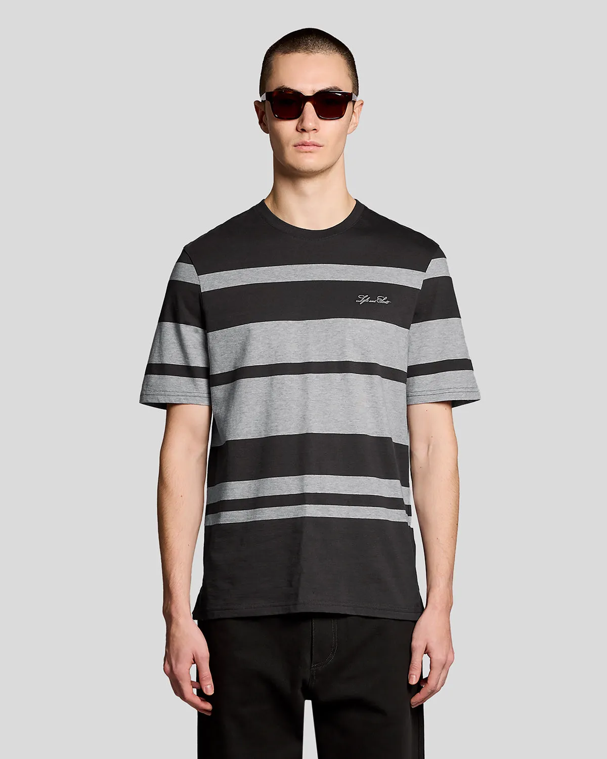 Relaxed Fit Stripe T-Shirt sold by Lyle & Scott
