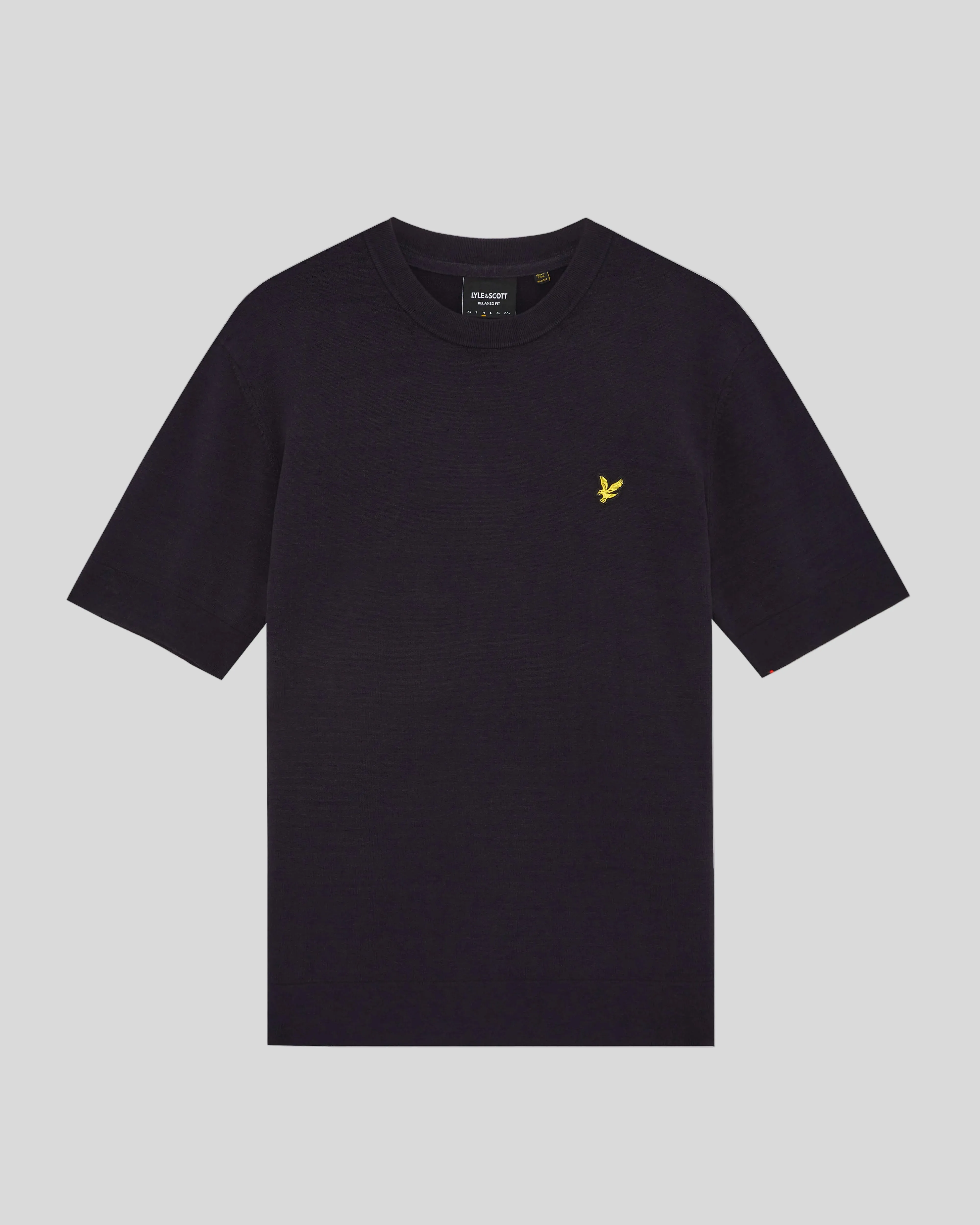 Relaxed Fit Knitted T-Shirt sold by Lyle & Scott product image thumbnail 5