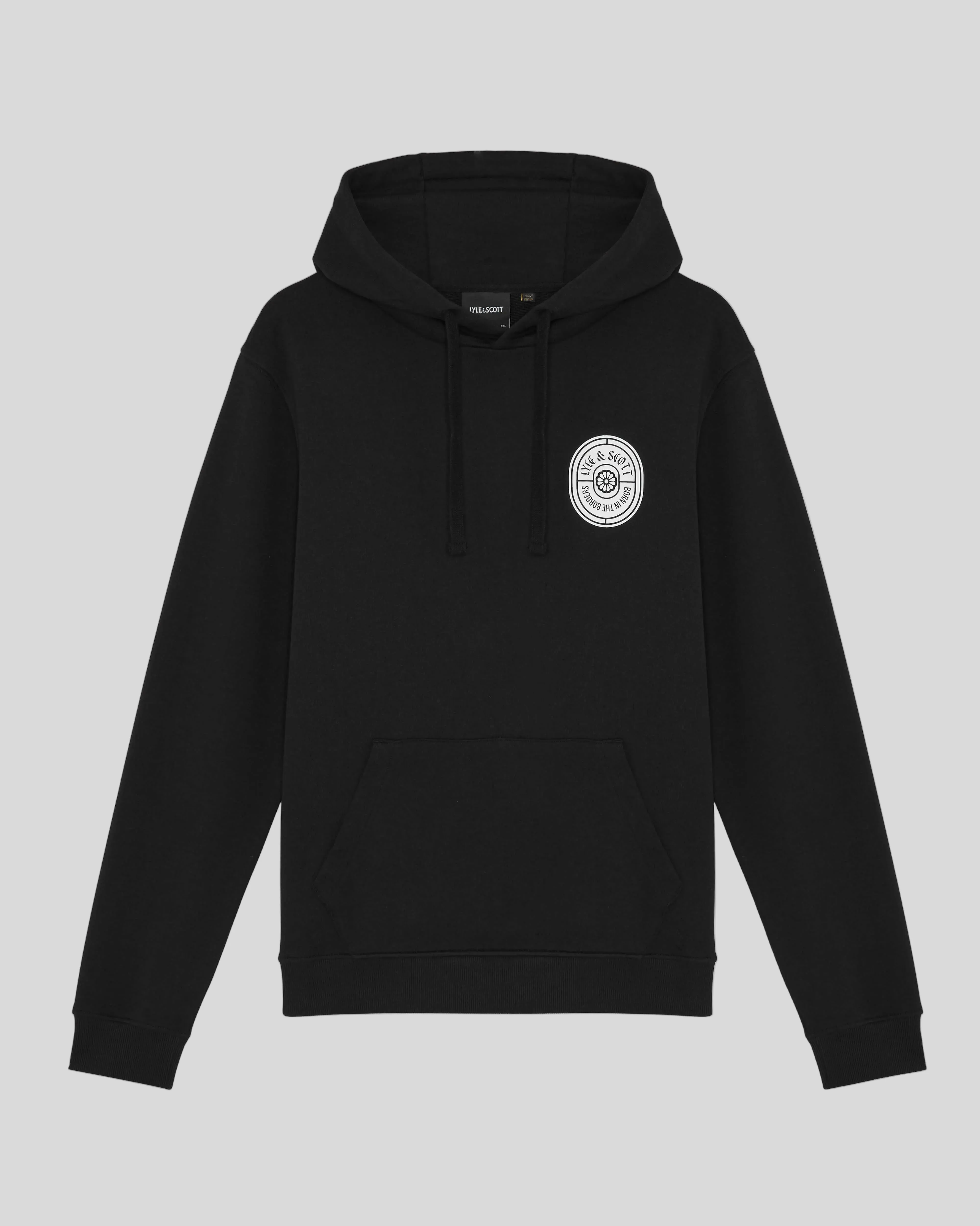 Graphic Badge Cotton Hoodie sold by Lyle & Scott product image thumbnail 5