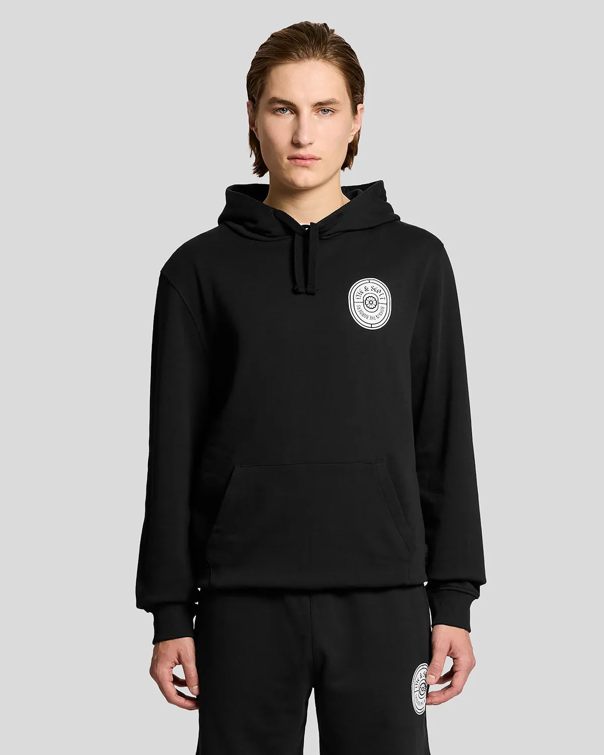 Graphic Badge Cotton Hoodie sold by Lyle & Scott product image thumbnail 2