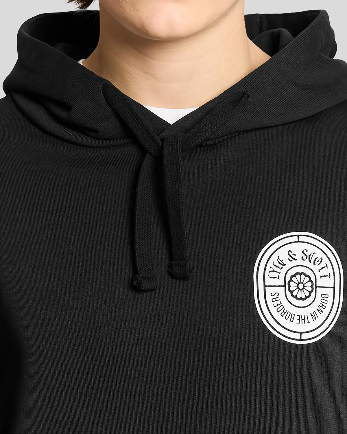 Graphic Badge Cotton Hoodie sold by Lyle & Scott product image thumbnail 4