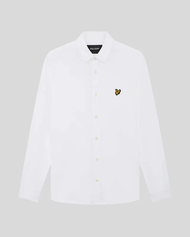 Cotton Oxford Jersey Shirt sold by Lyle & Scott