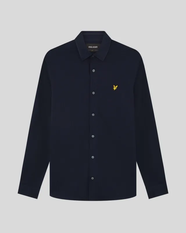 Cotton Oxford Jersey Shirt sold by Lyle & Scott