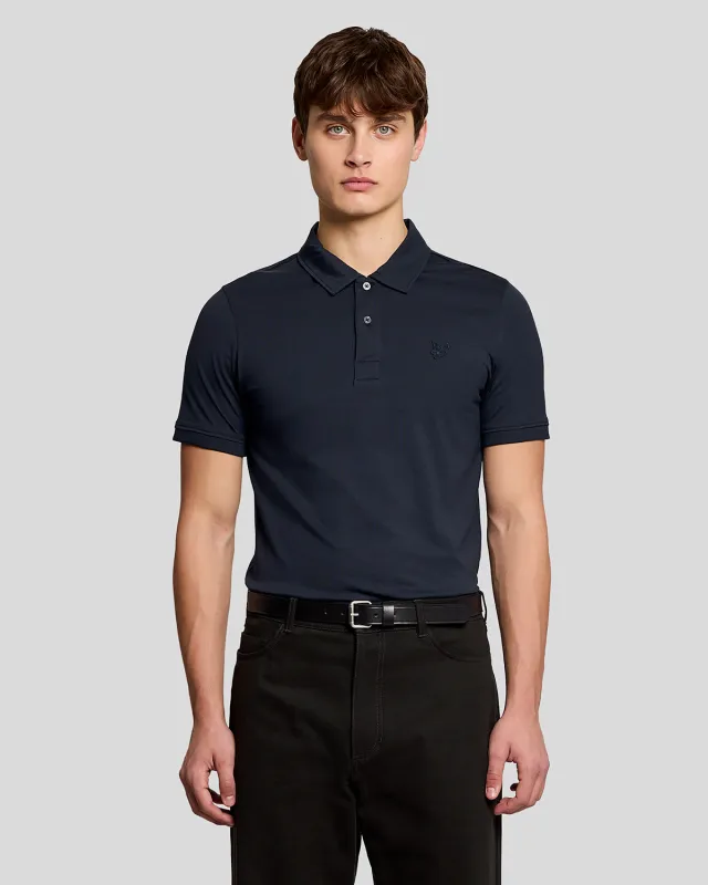 Pintuck Cuff Polo Shirt sold by Lyle & Scott
