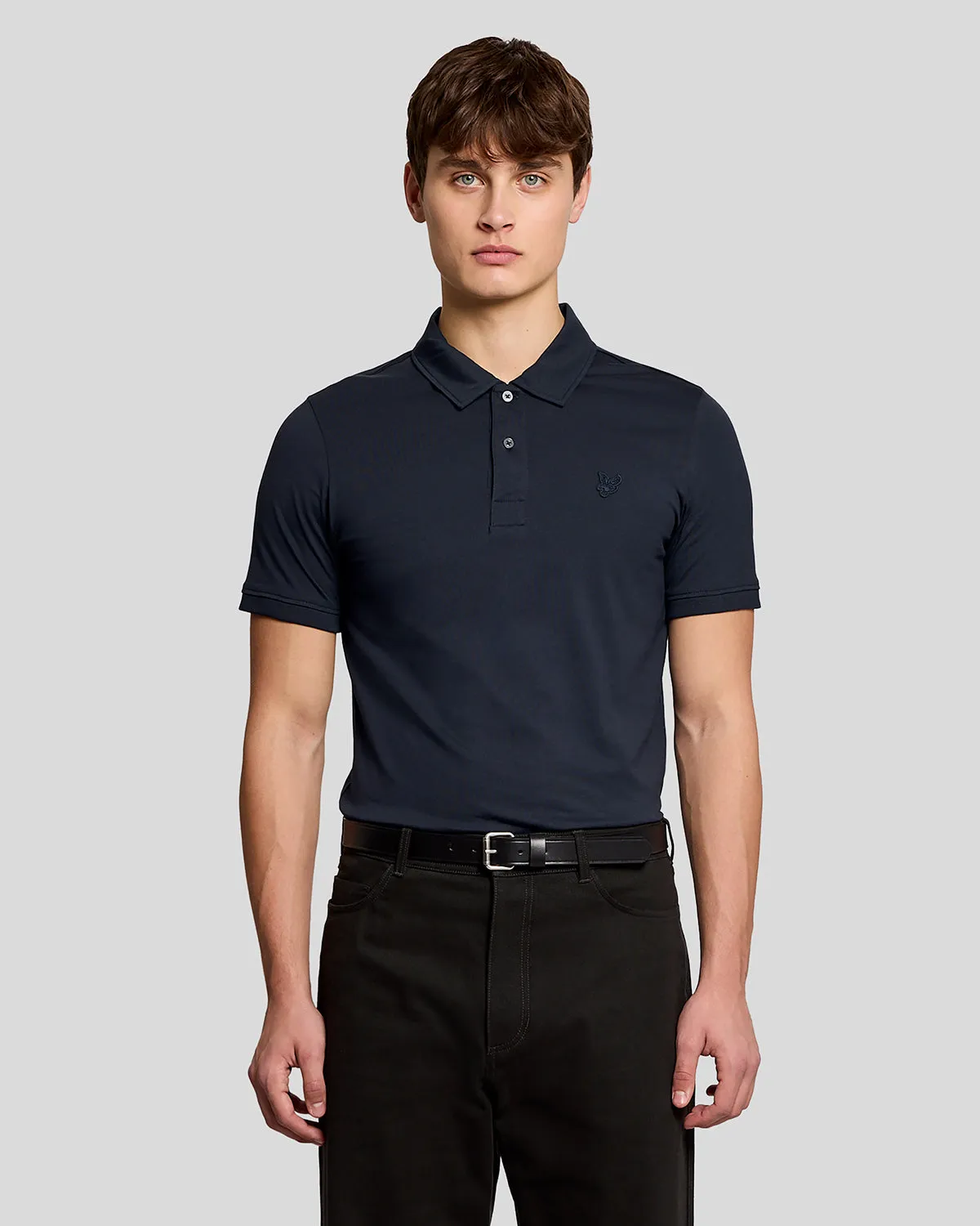 Pintuck Cuff Polo Shirt sold by Lyle & Scott