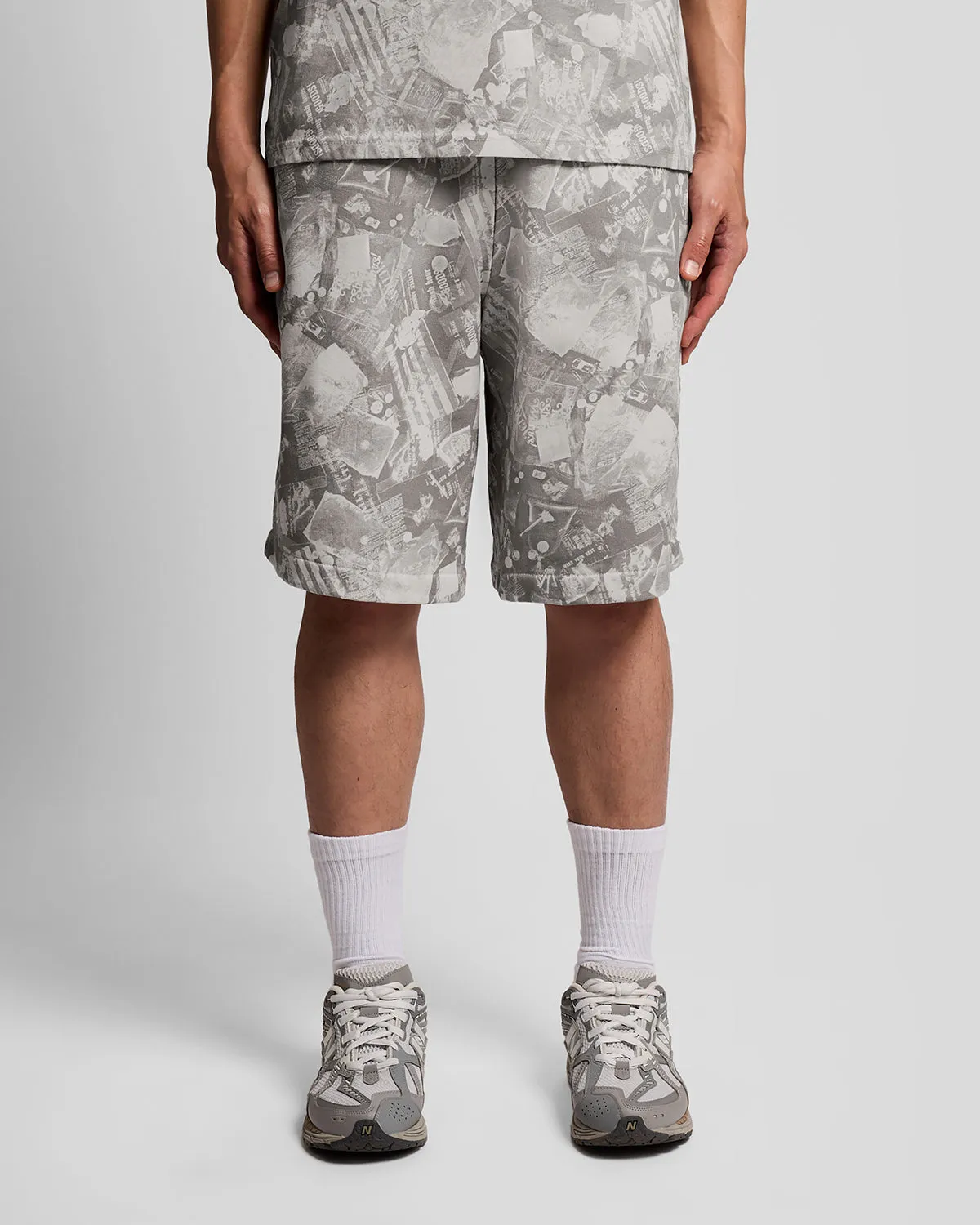 Industrial Graphic Sweat Shorts sold by Lyle & Scott product image thumbnail 2