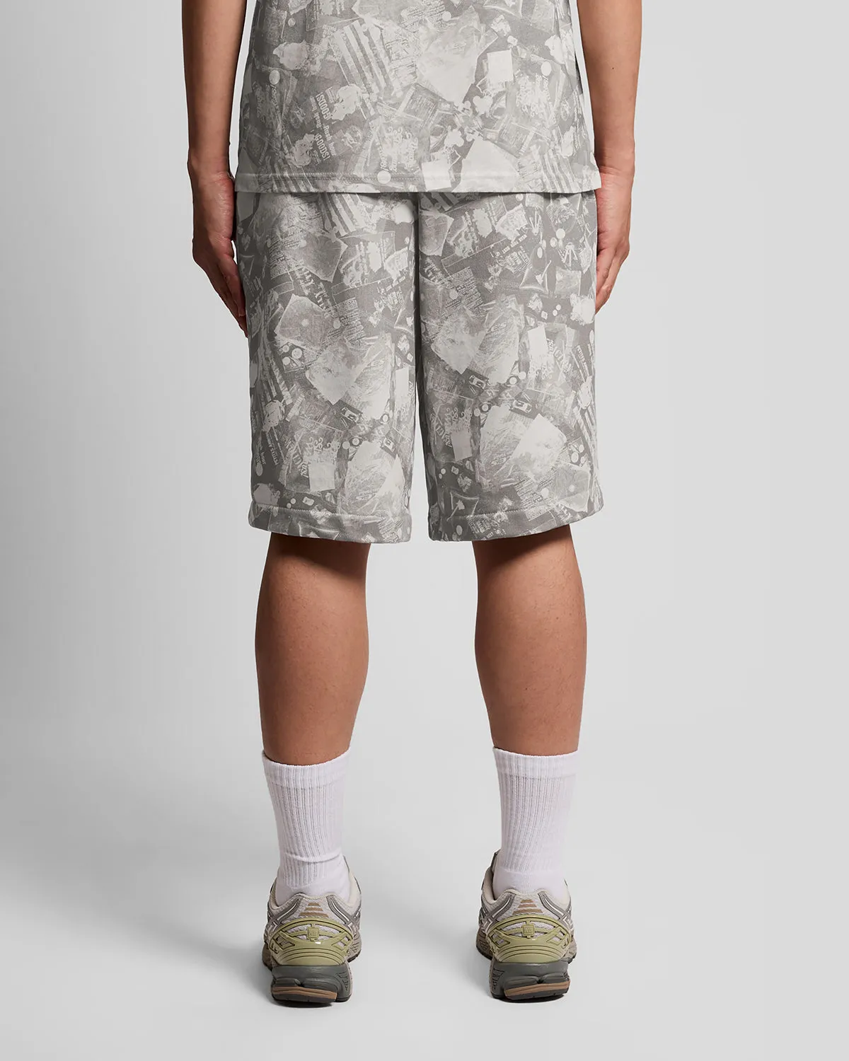 Industrial Graphic Sweat Shorts sold by Lyle & Scott product image thumbnail 4