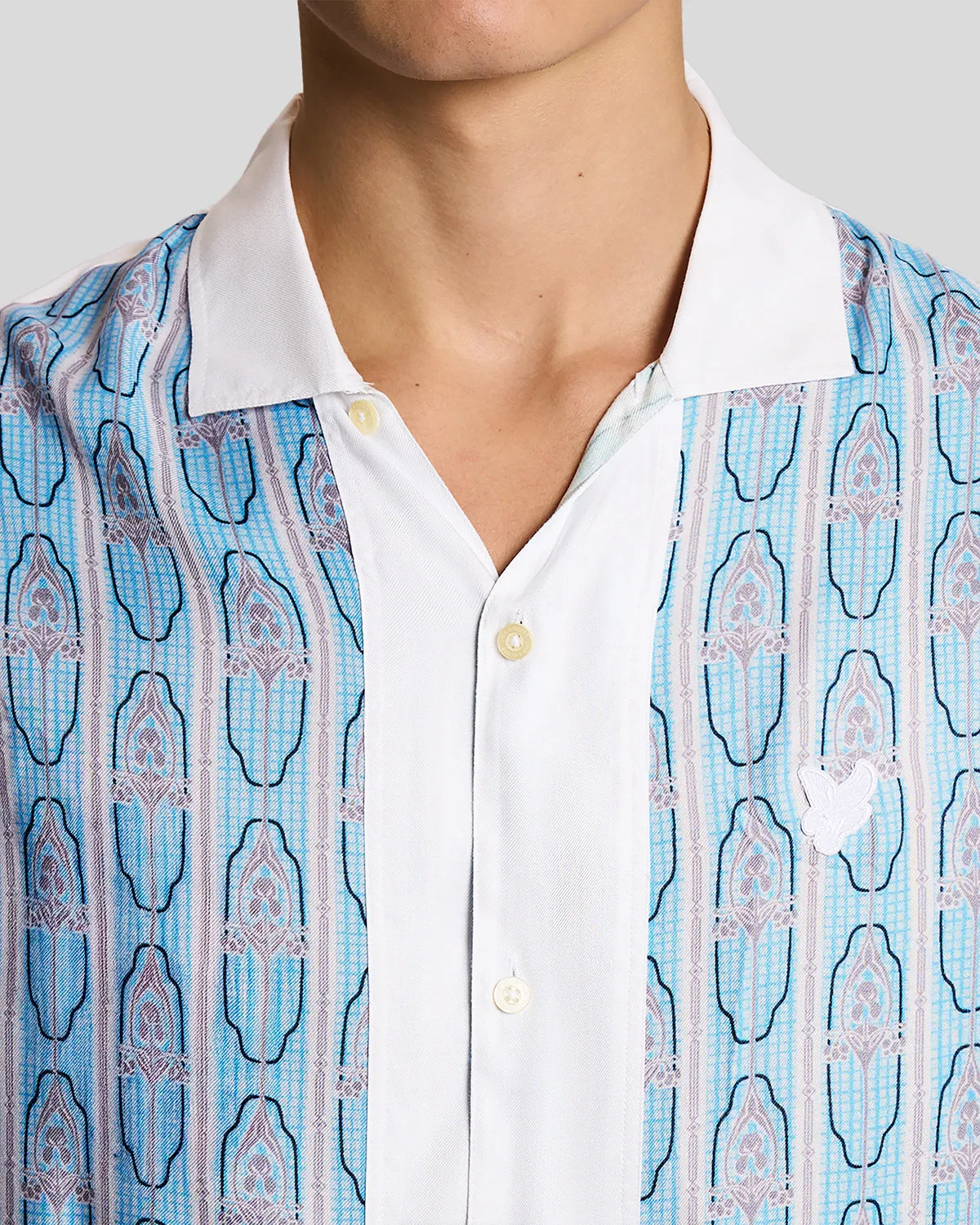 Short Sleeve Floral Graphic Shirt sold by Lyle & Scott product image thumbnail 3