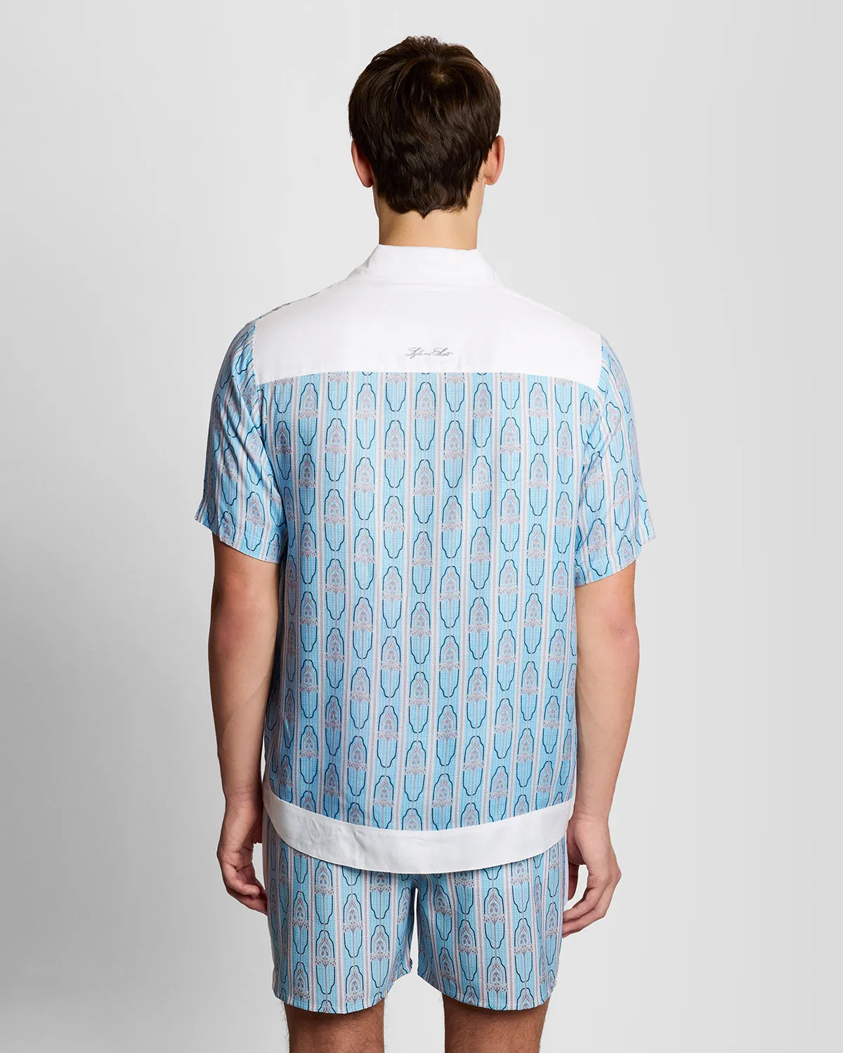 Short Sleeve Floral Graphic Shirt sold by Lyle & Scott product image thumbnail 4