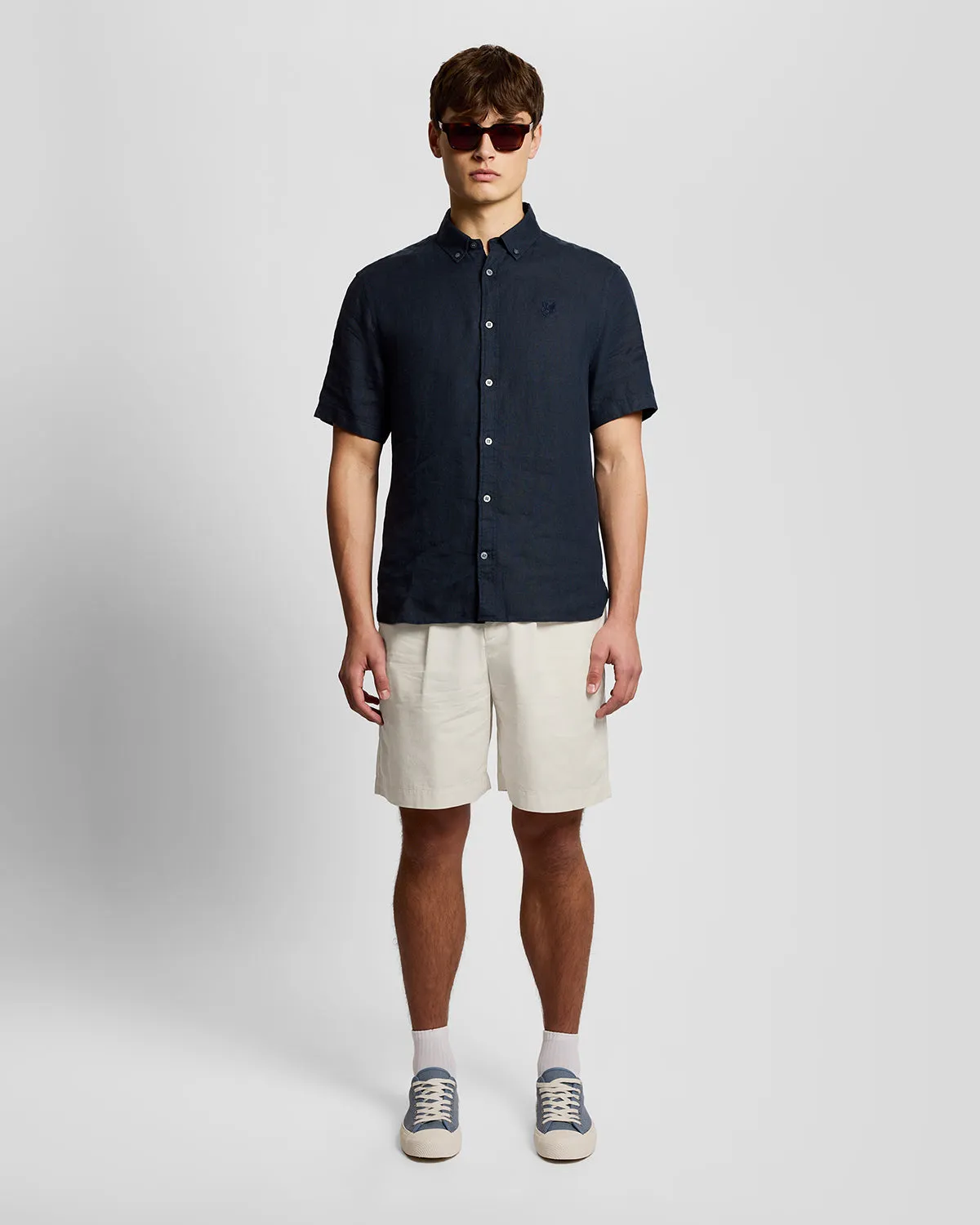 Superfine Cotton Chino Shorts sold by Lyle & Scott