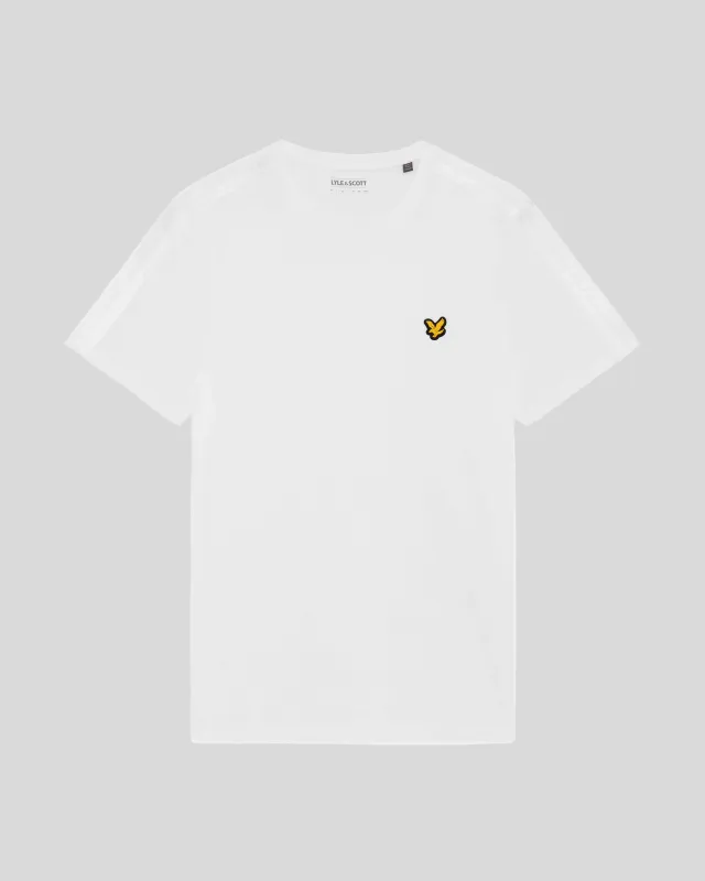 Sports Jacquard Tape T-Shirt made by Lyle & Scott