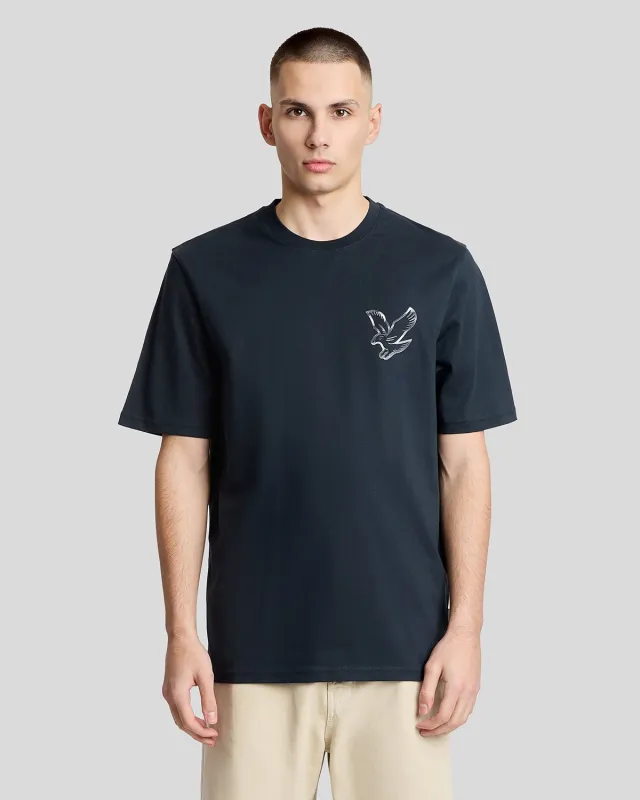 Back Print Graphic T-Shirt sold by Lyle & Scott