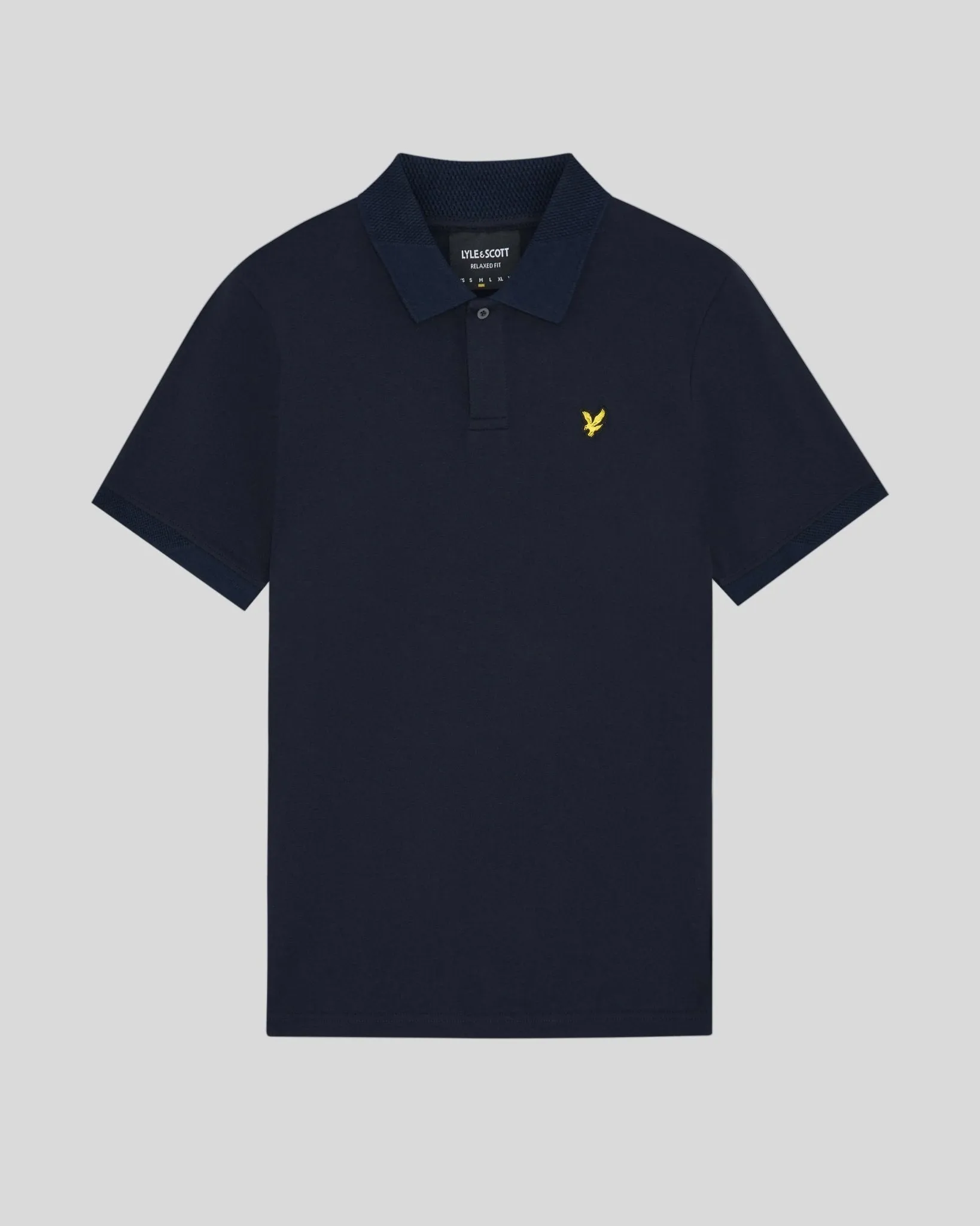 Jacquard Tipped Polo Shirt sold by Lyle & Scott product image thumbnail 5