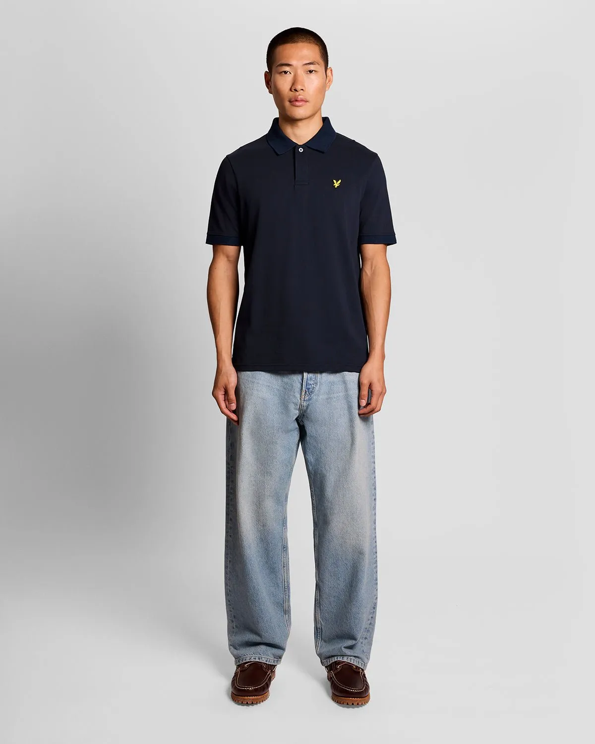 Jacquard Tipped Polo Shirt sold by Lyle & Scott product image thumbnail 2