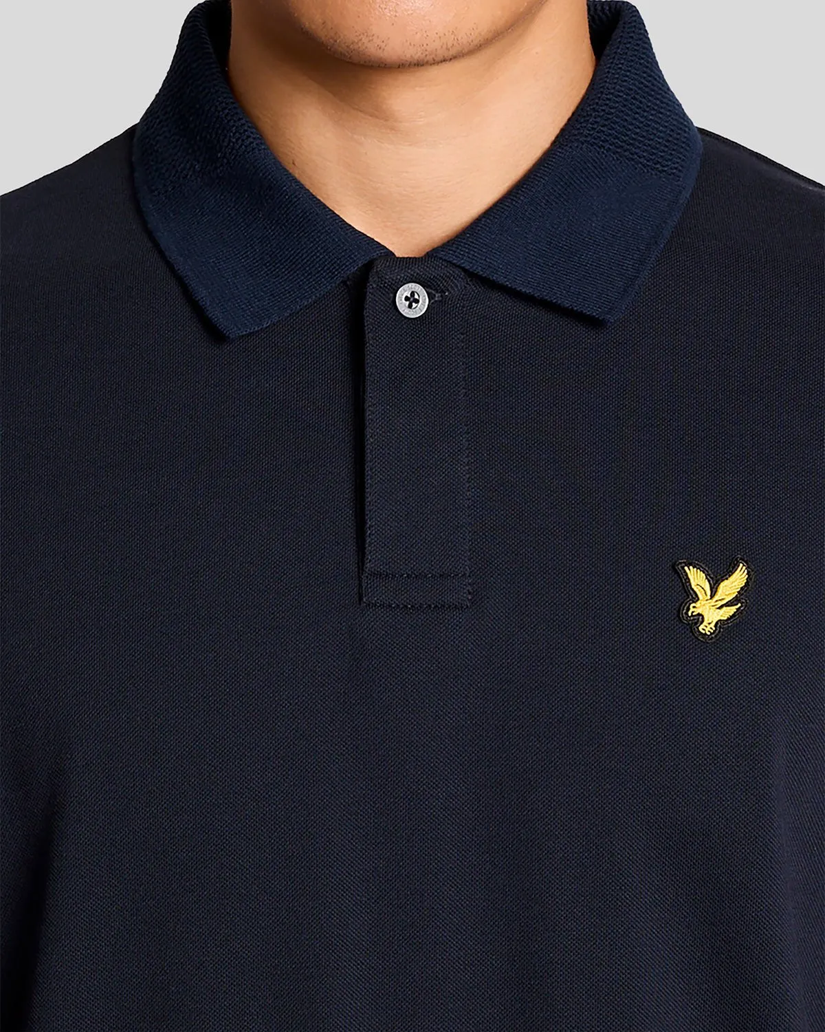 Jacquard Tipped Polo Shirt sold by Lyle & Scott product image thumbnail 3