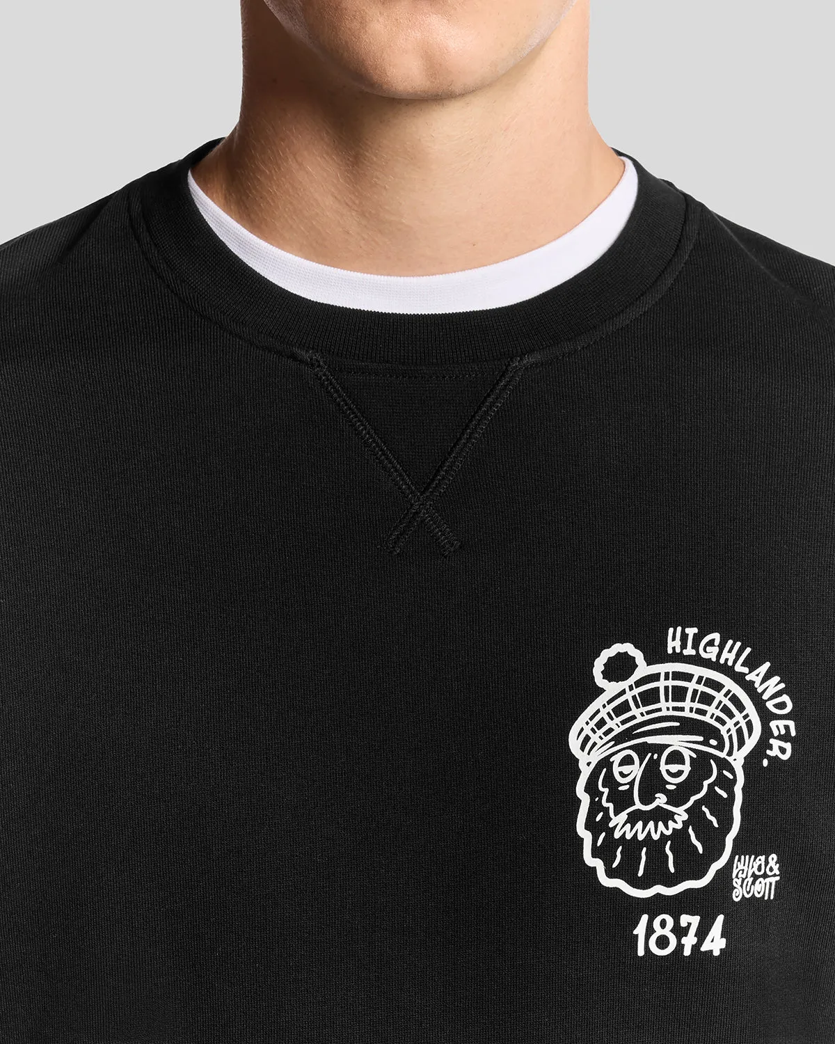 Highlander Graphic Sweatshirt sold by Lyle & Scott product image thumbnail 3