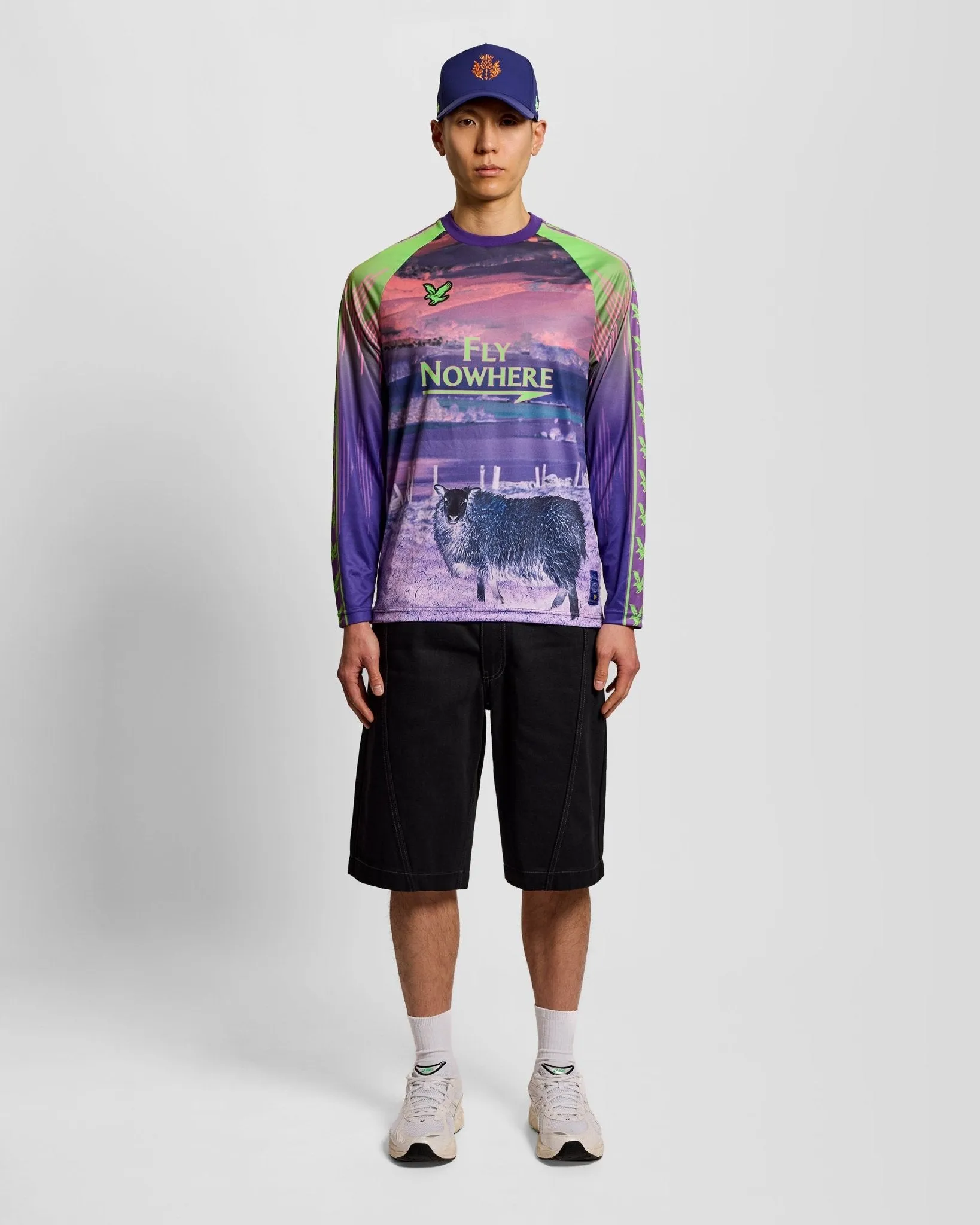 Black Sheep Graphic Long Sleeve Football Jersey sold by Lyle & Scott product image thumbnail 2