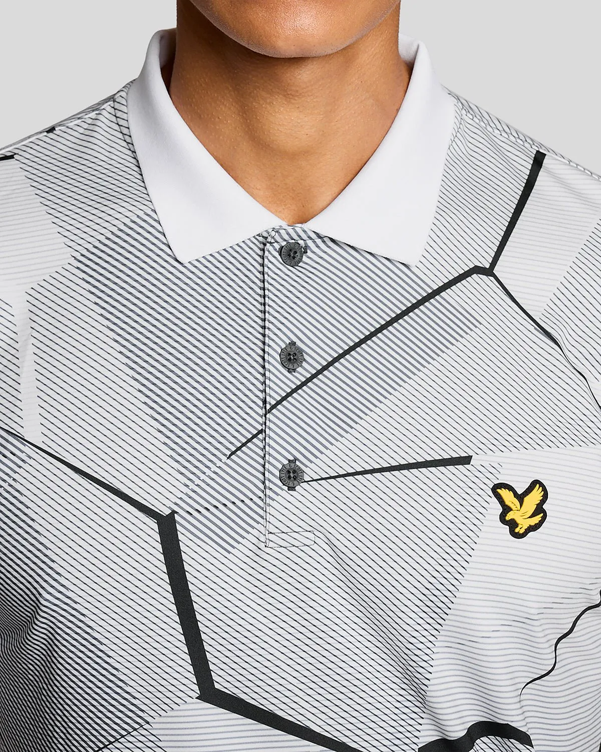 Geometric Graphic Polo Shirt sold by Lyle & Scott product image thumbnail 3
