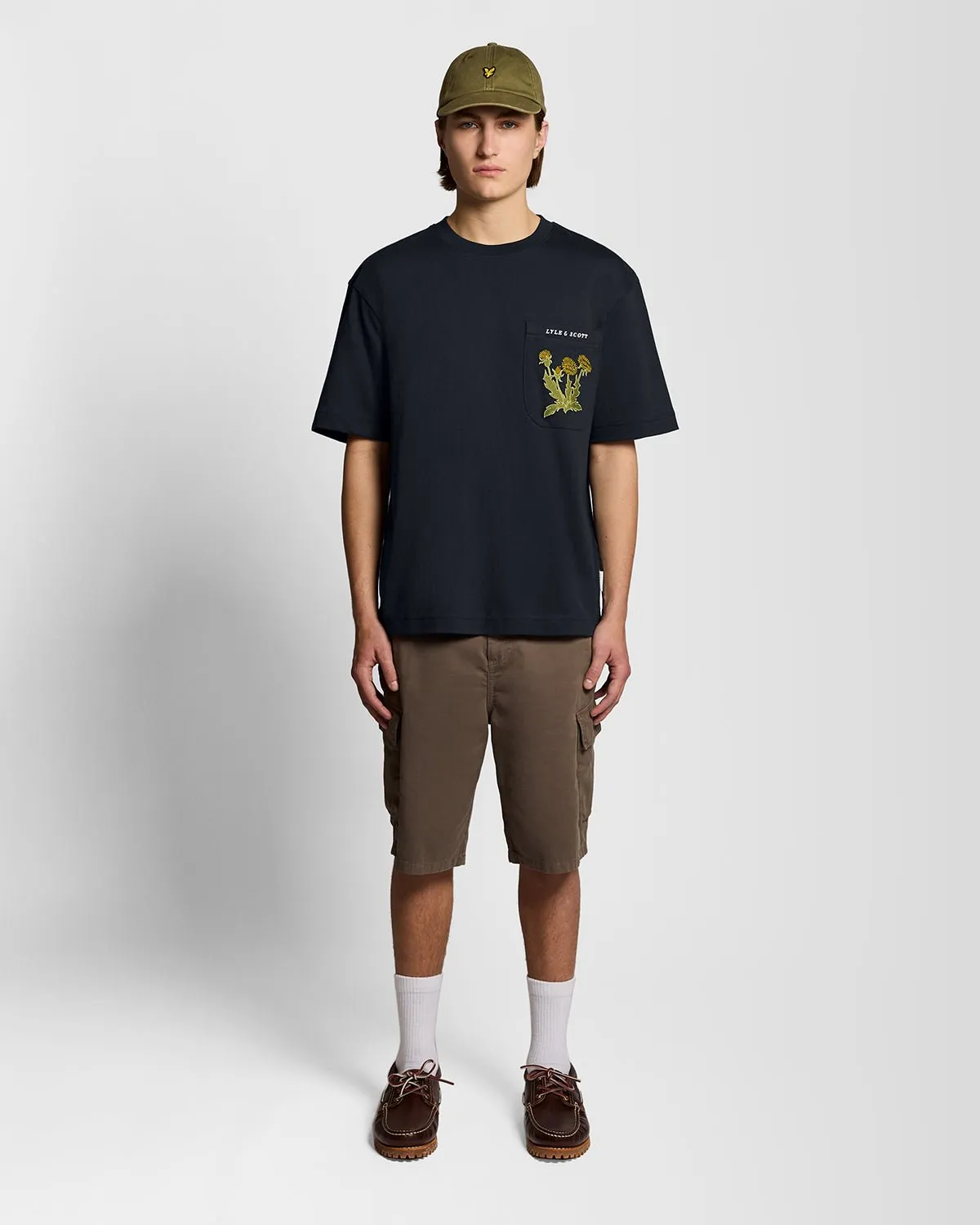 Botanical Embroidered Pocket T-Shirt sold by Lyle & Scott product image thumbnail 2