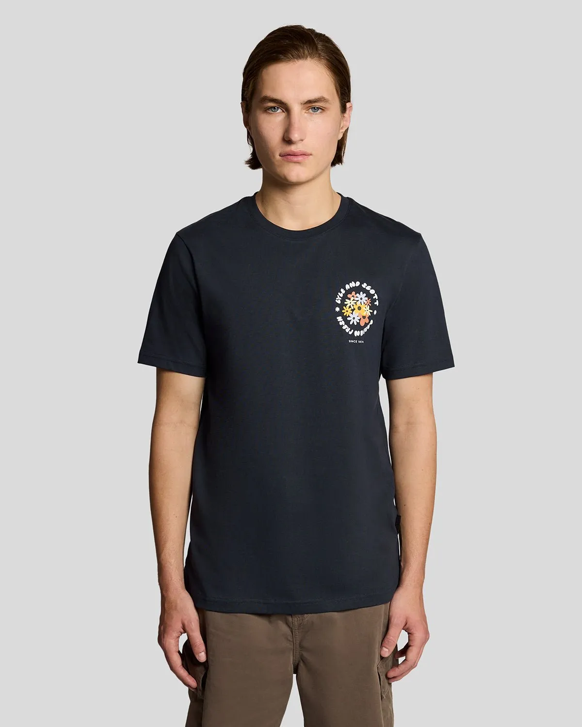 Nature Graphic Print T-Shirt sold by Lyle & Scott product image thumbnail 2