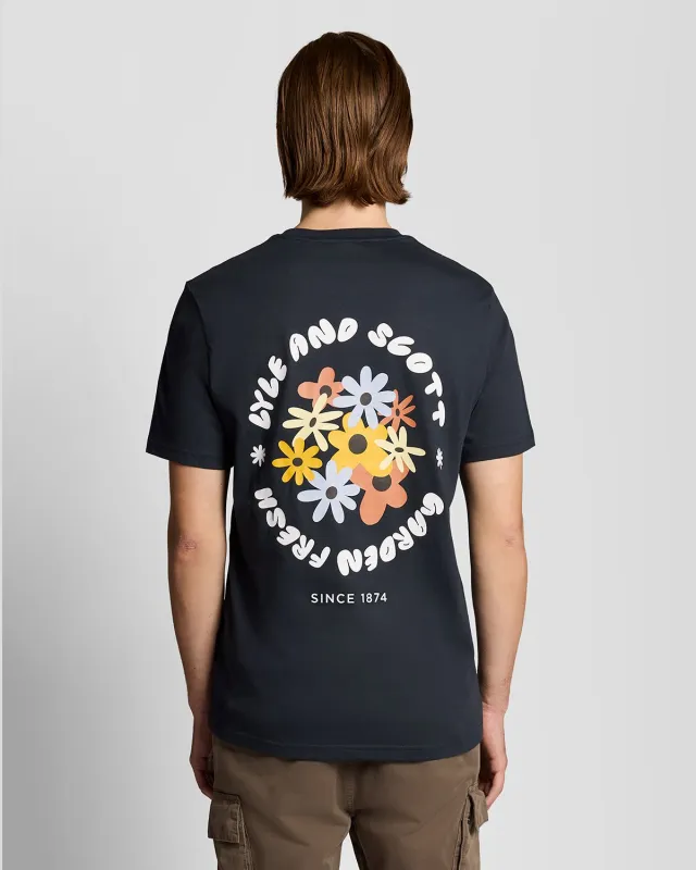 Nature Graphic Print T-Shirt sold by Lyle & Scott