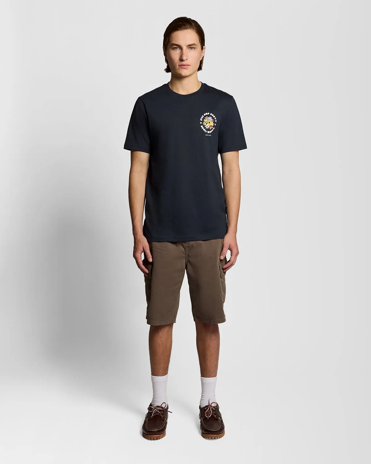 Nature Graphic Print T-Shirt sold by Lyle & Scott product image thumbnail 3