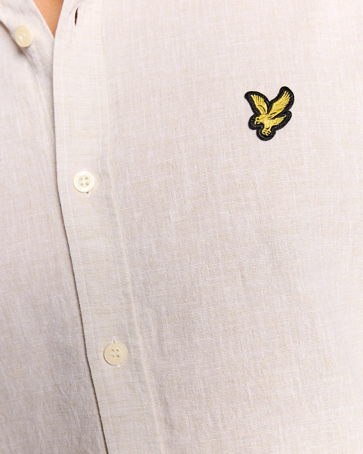 Linen Blend Oxford Shirt sold by Lyle & Scott product image thumbnail 5