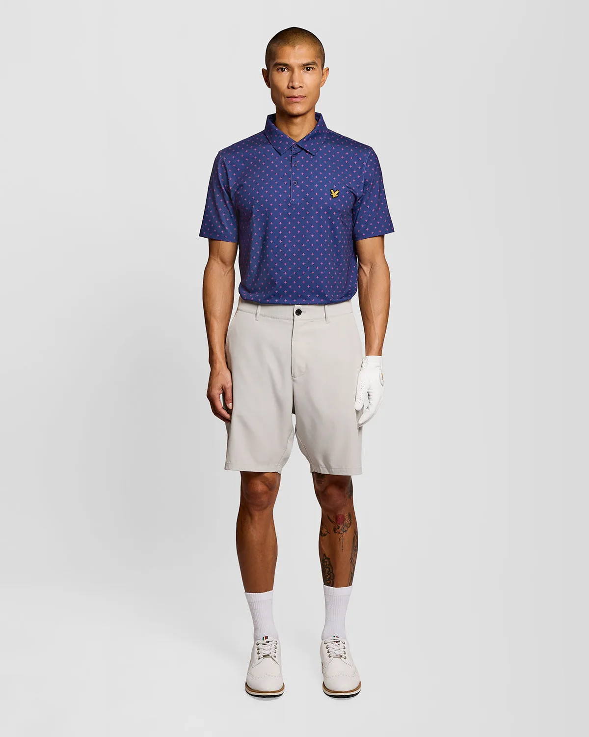 Cross Print Polo Shirt sold by Lyle & Scott product image thumbnail 2