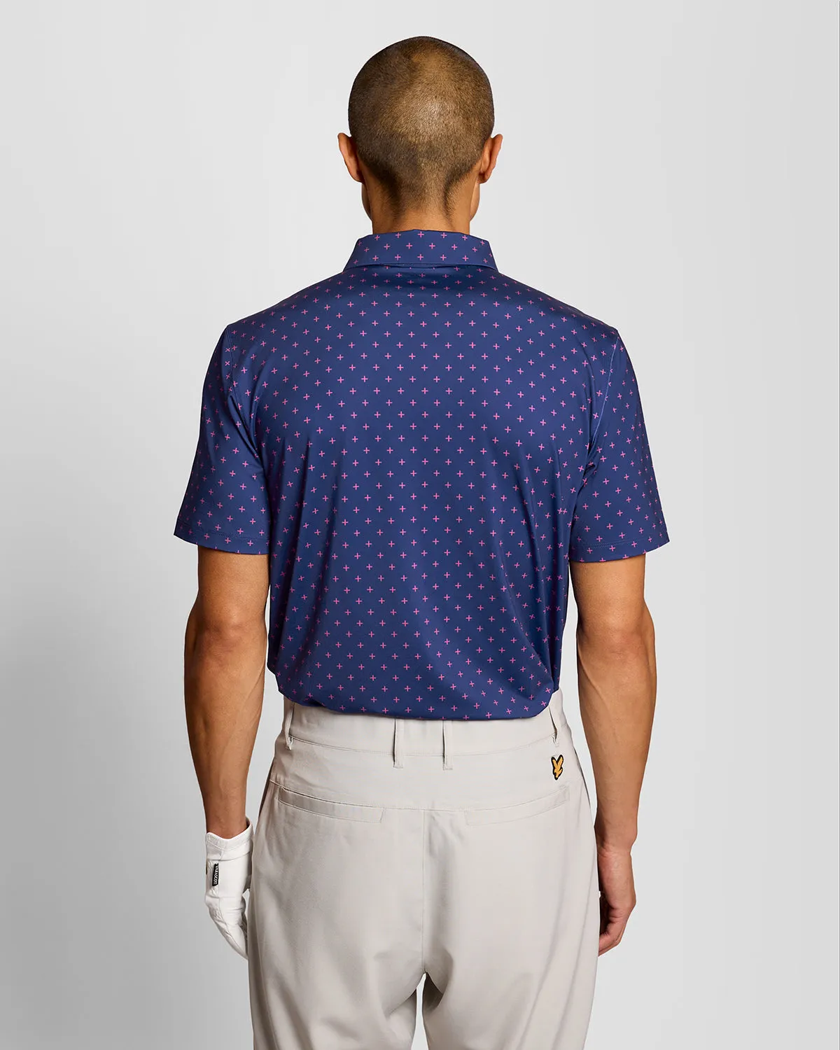 Cross Print Polo Shirt sold by Lyle & Scott product image thumbnail 4