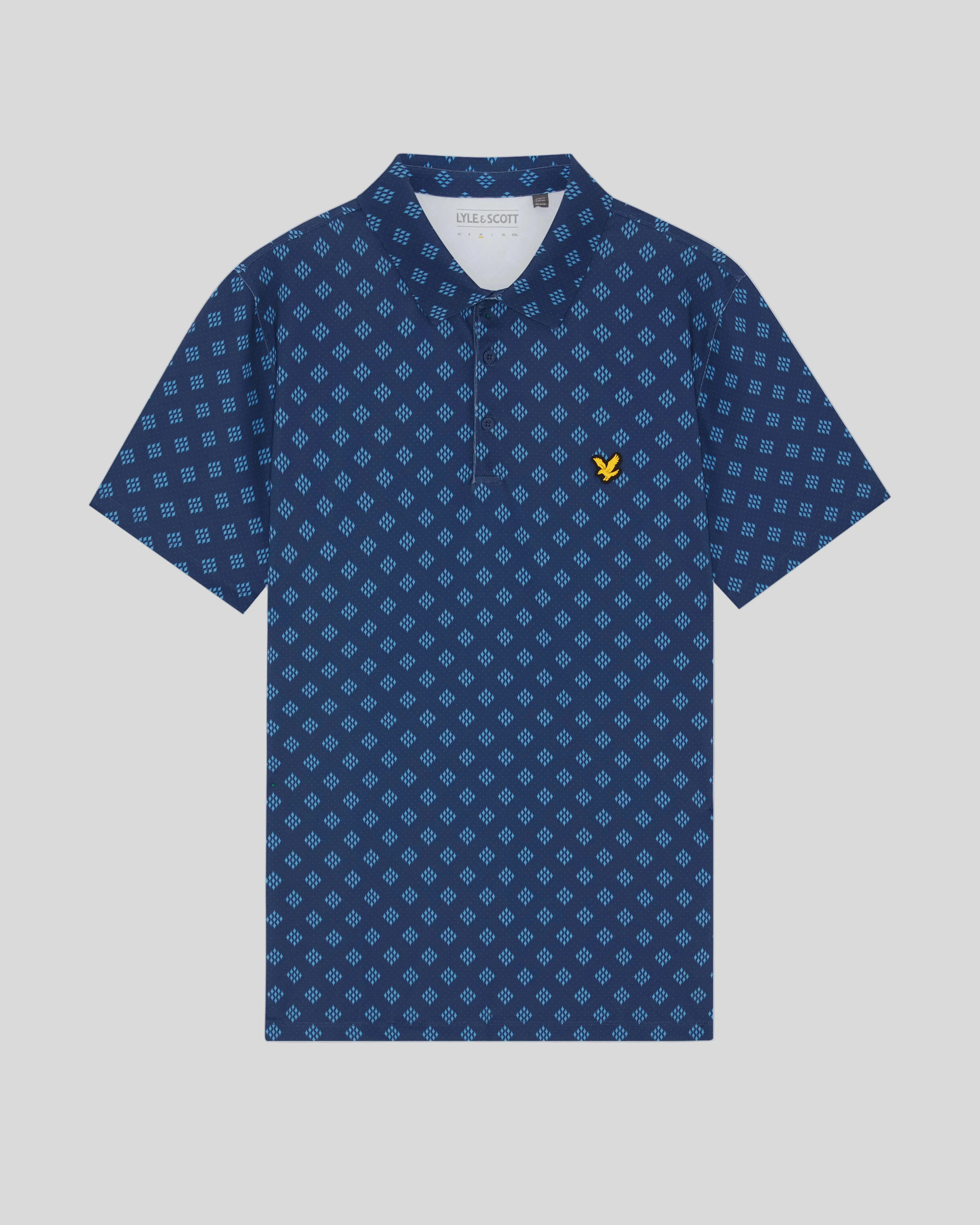 Argyle Print Polo Shirt sold by Lyle & Scott product image thumbnail 5