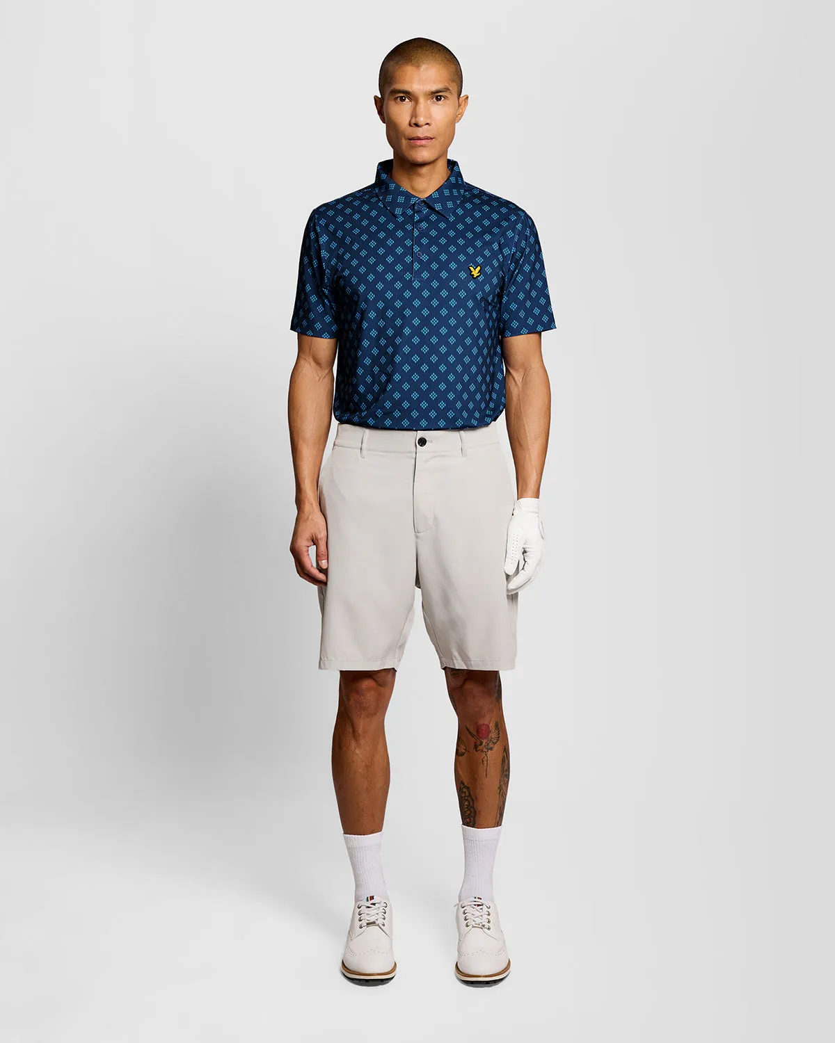 Argyle Print Polo Shirt sold by Lyle & Scott product image thumbnail 2
