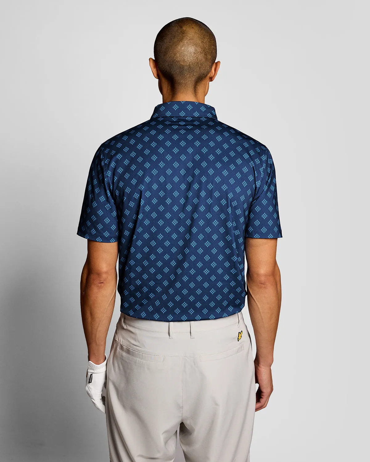 Argyle Print Polo Shirt sold by Lyle & Scott product image thumbnail 4