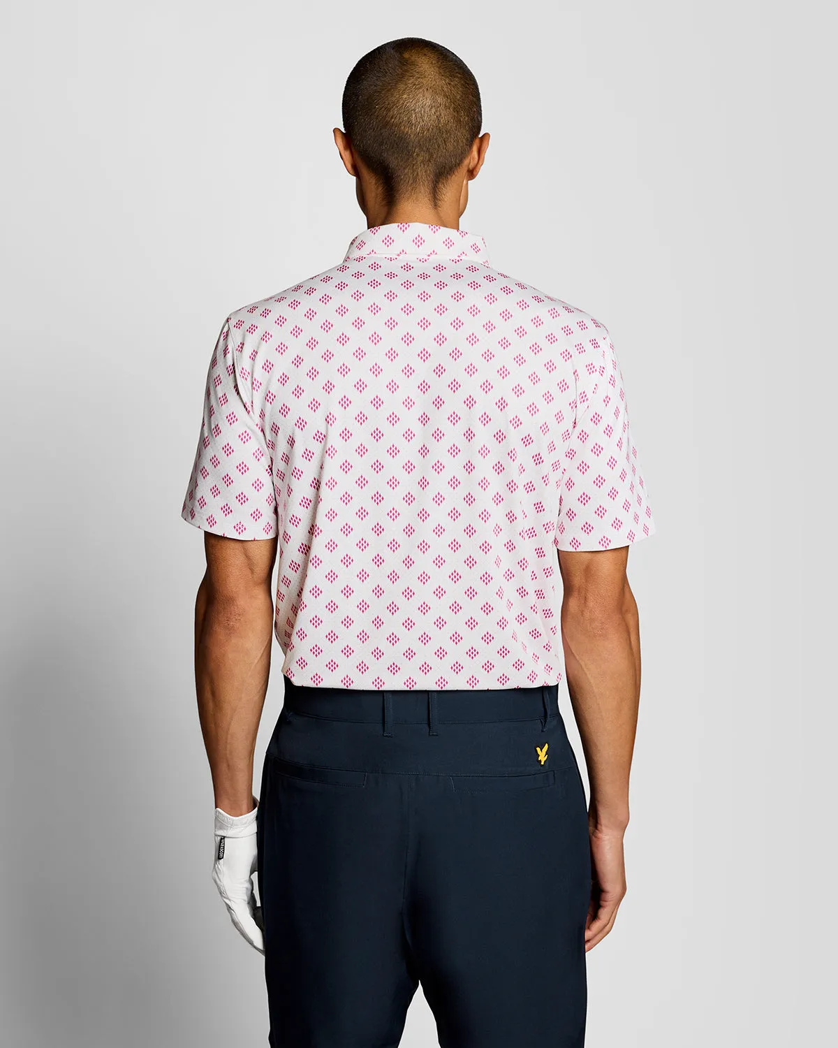 Argyle Print Polo Shirt sold by Lyle & Scott product image thumbnail 4