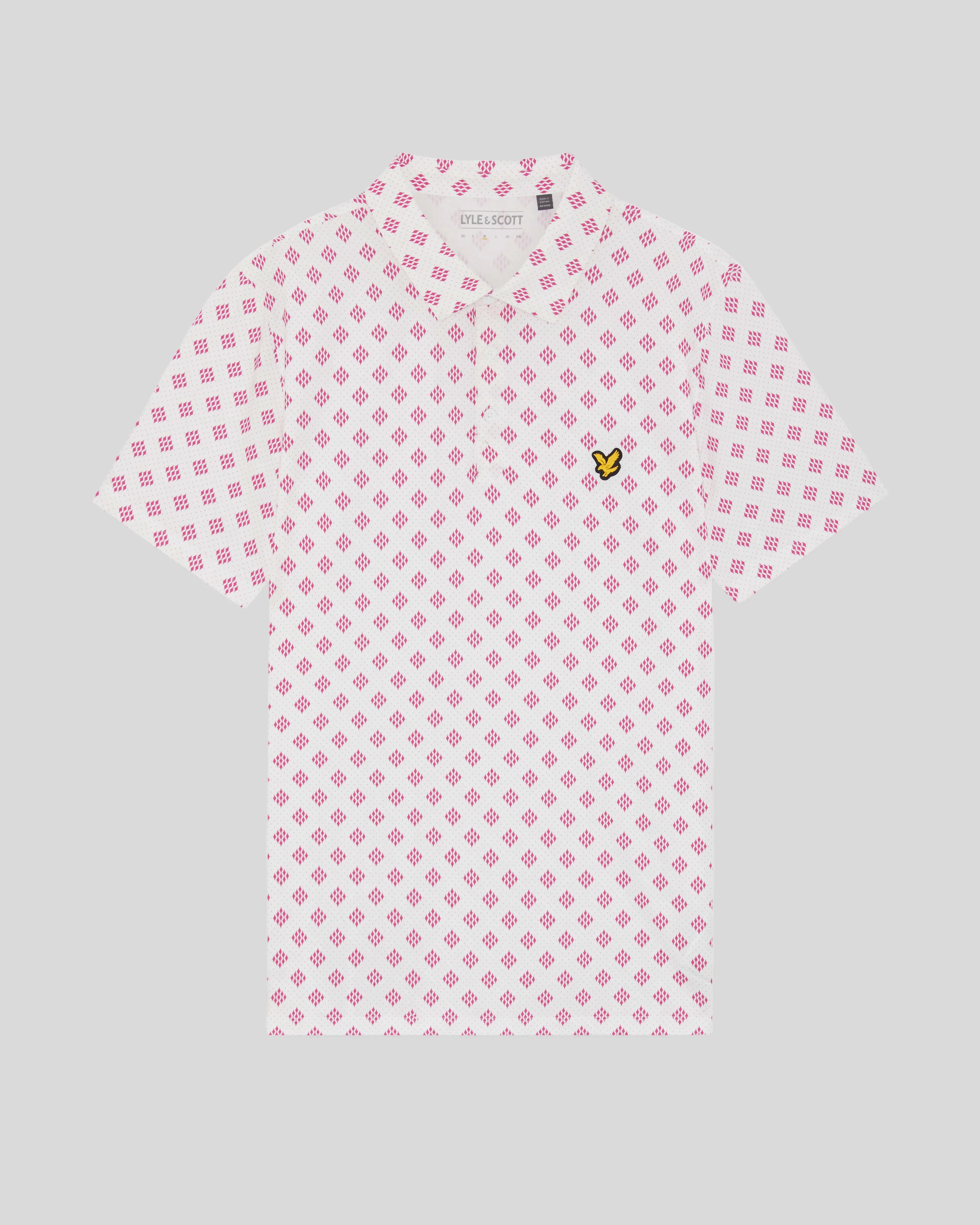 Argyle Print Polo Shirt sold by Lyle & Scott product image thumbnail 5
