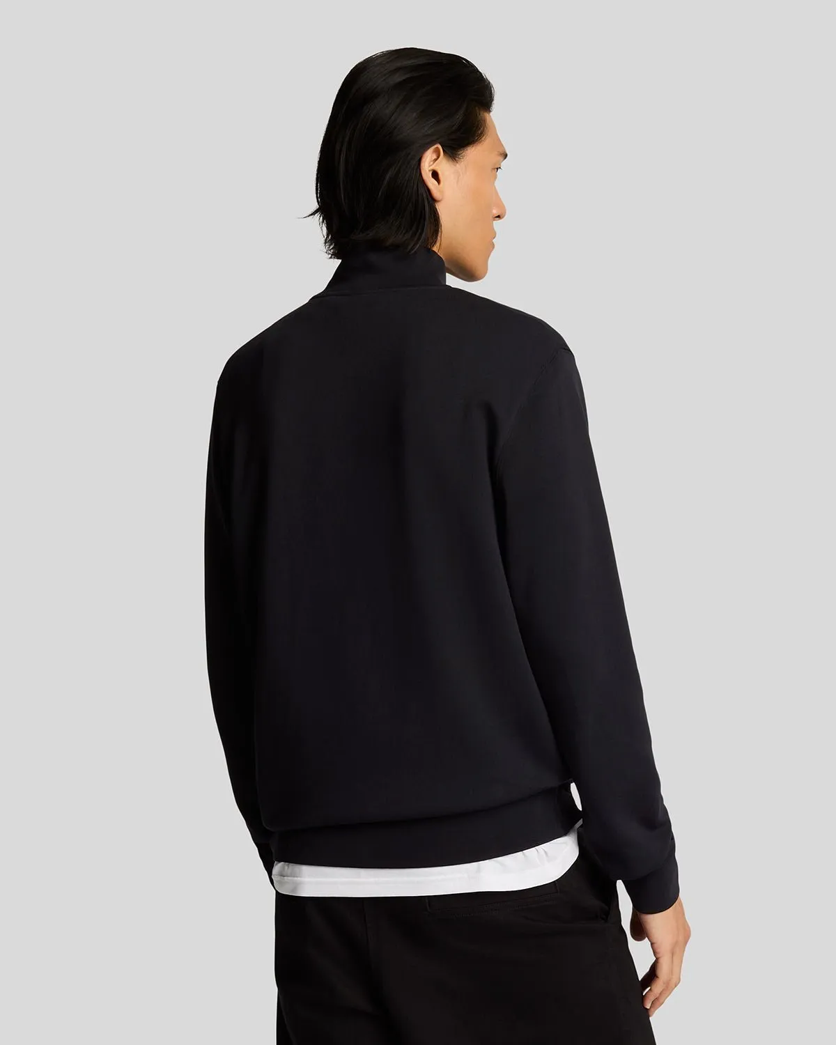 Superfine Cotton 1/4 Zip Sweatshirt sold by Lyle & Scott product image thumbnail 3