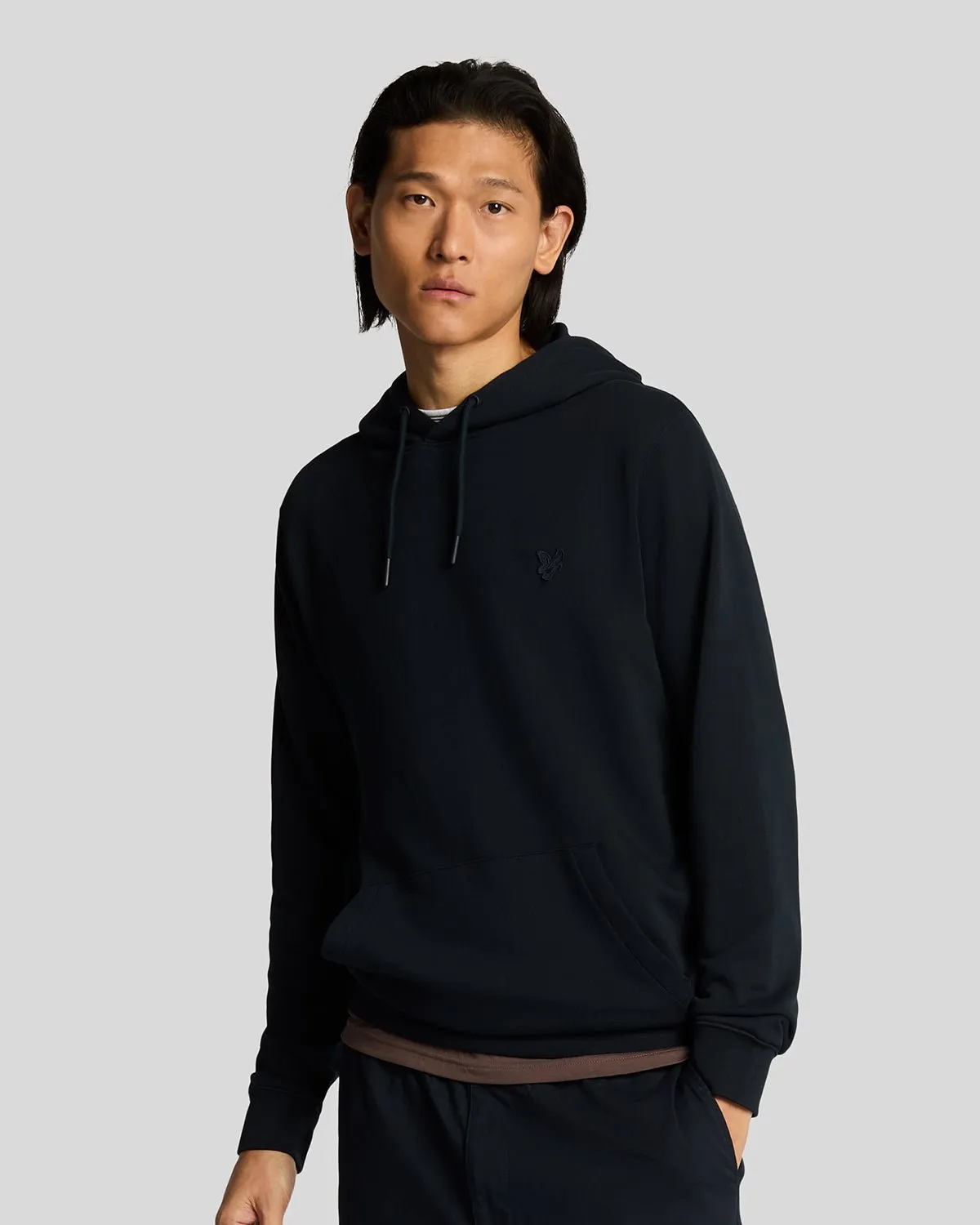 Superfine Cotton Loopback Hoodie sold by Lyle & Scott