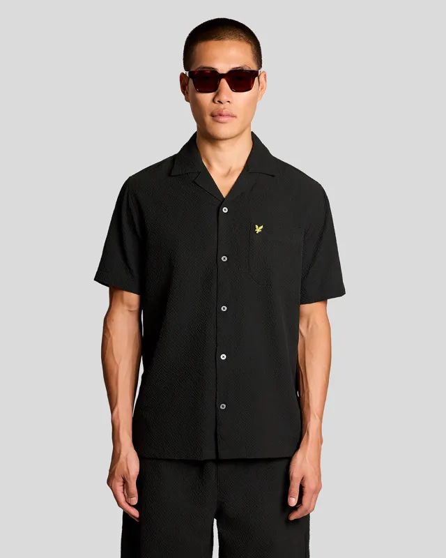 Short Sleeve Crinkle Resort Shirt sold by Lyle & Scott