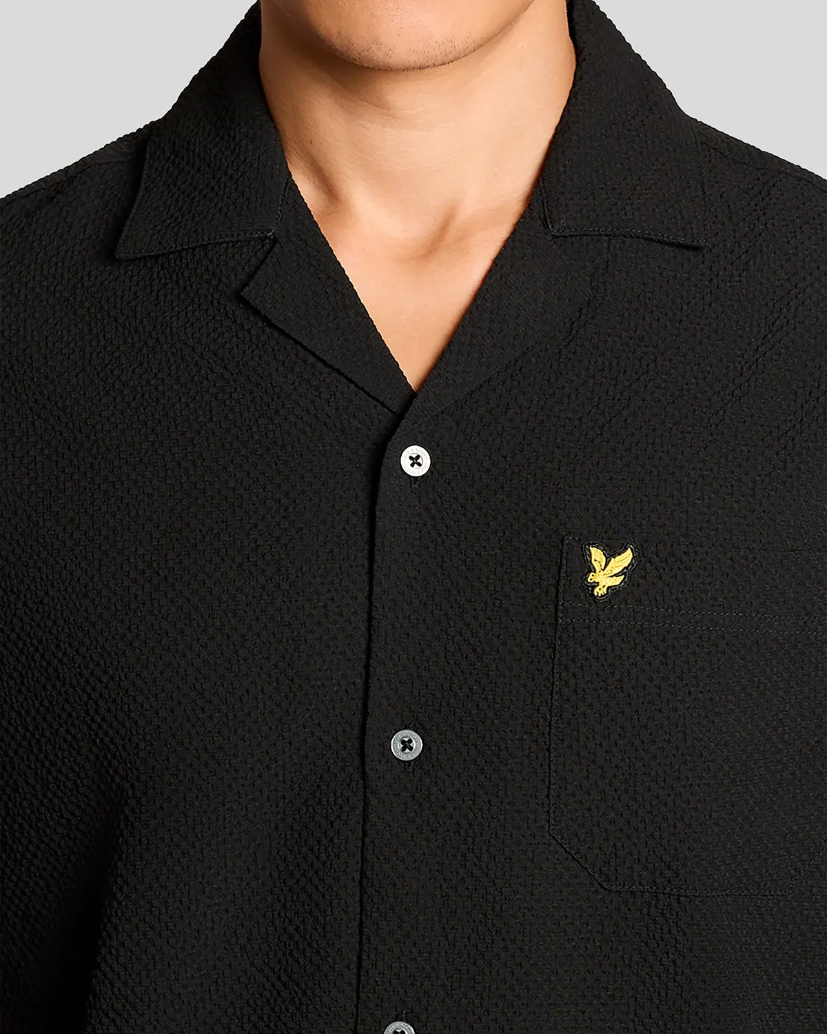 Short Sleeve Crinkle Resort Shirt sold by Lyle & Scott product image thumbnail 3