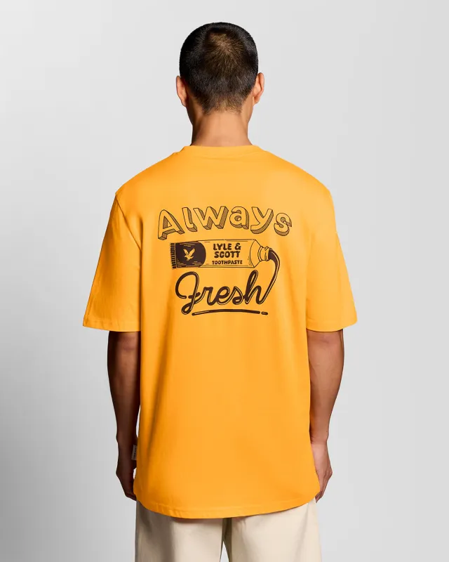 Back Print Graphic T-Shirt sold by Lyle & Scott