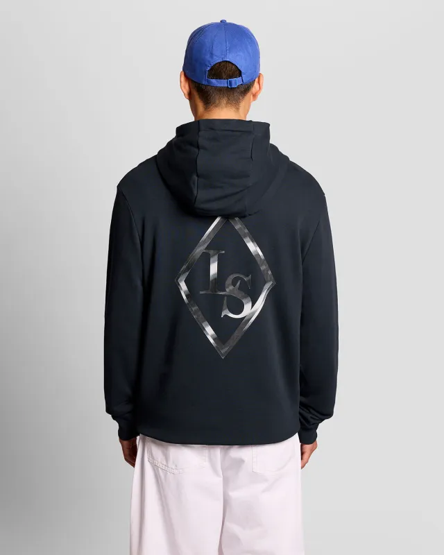 Back Print Graphic Sweatshirt made by Lyle & Scott