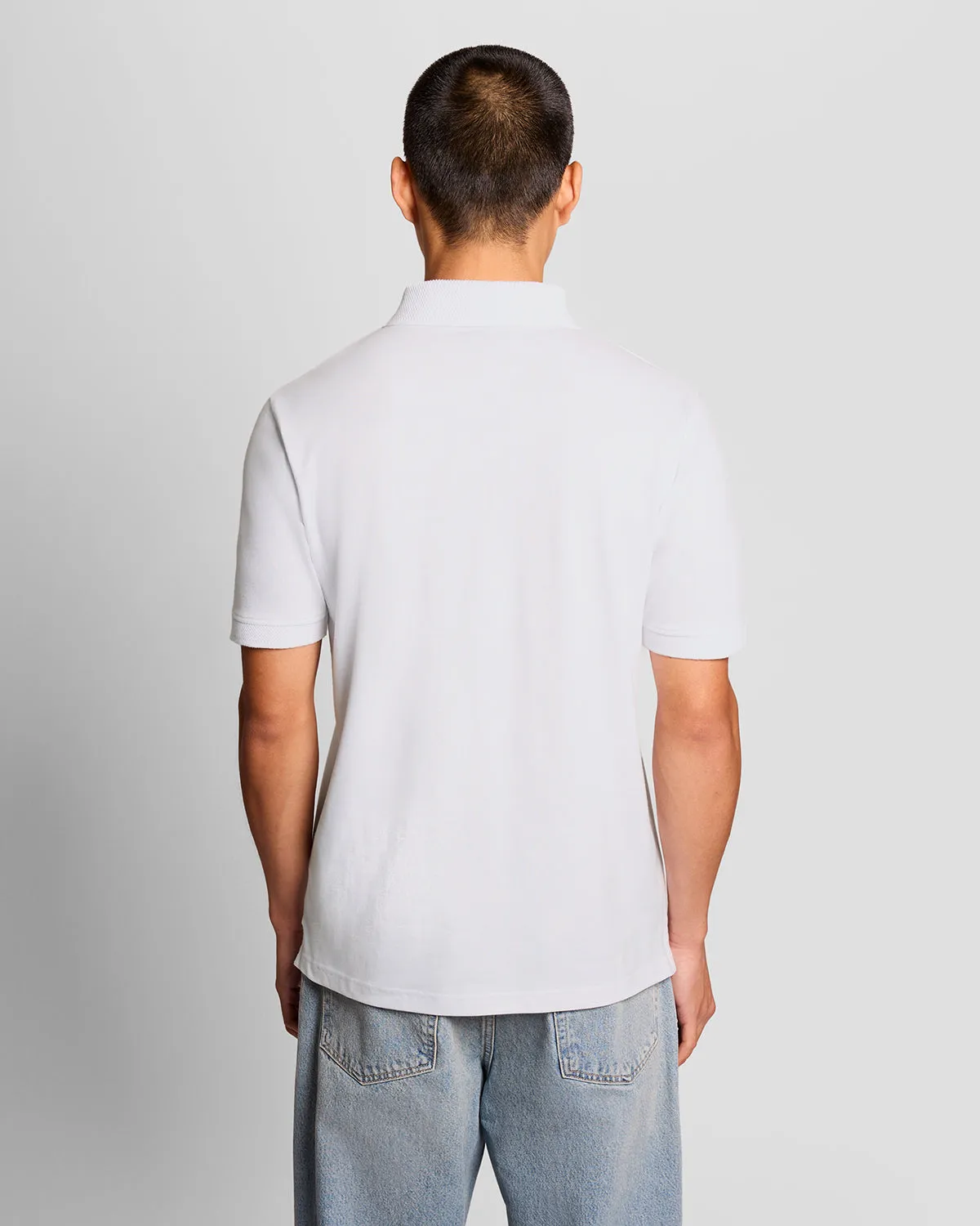 Jacquard Tipped Polo Shirt sold by Lyle & Scott product image thumbnail 4