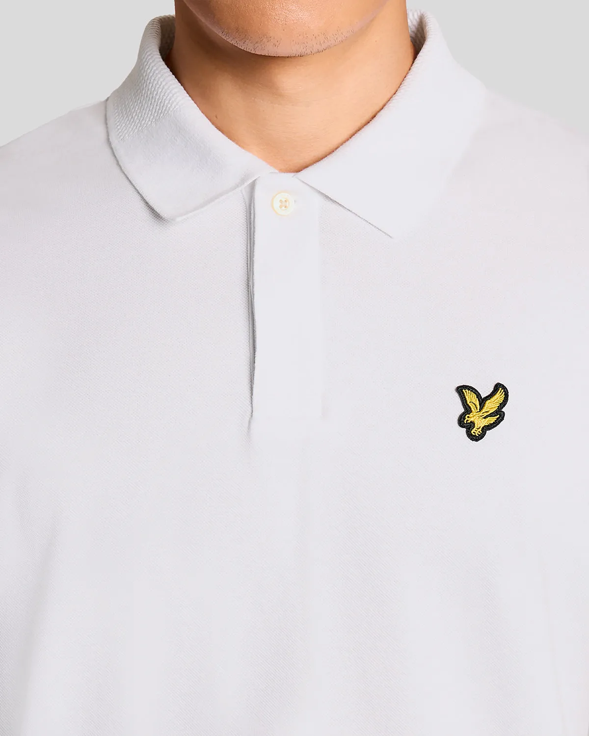 Jacquard Tipped Polo Shirt sold by Lyle & Scott product image thumbnail 3