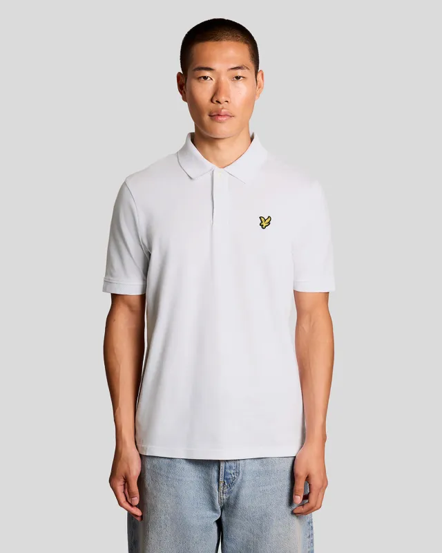 Jacquard Tipped Polo Shirt made by Lyle & Scott