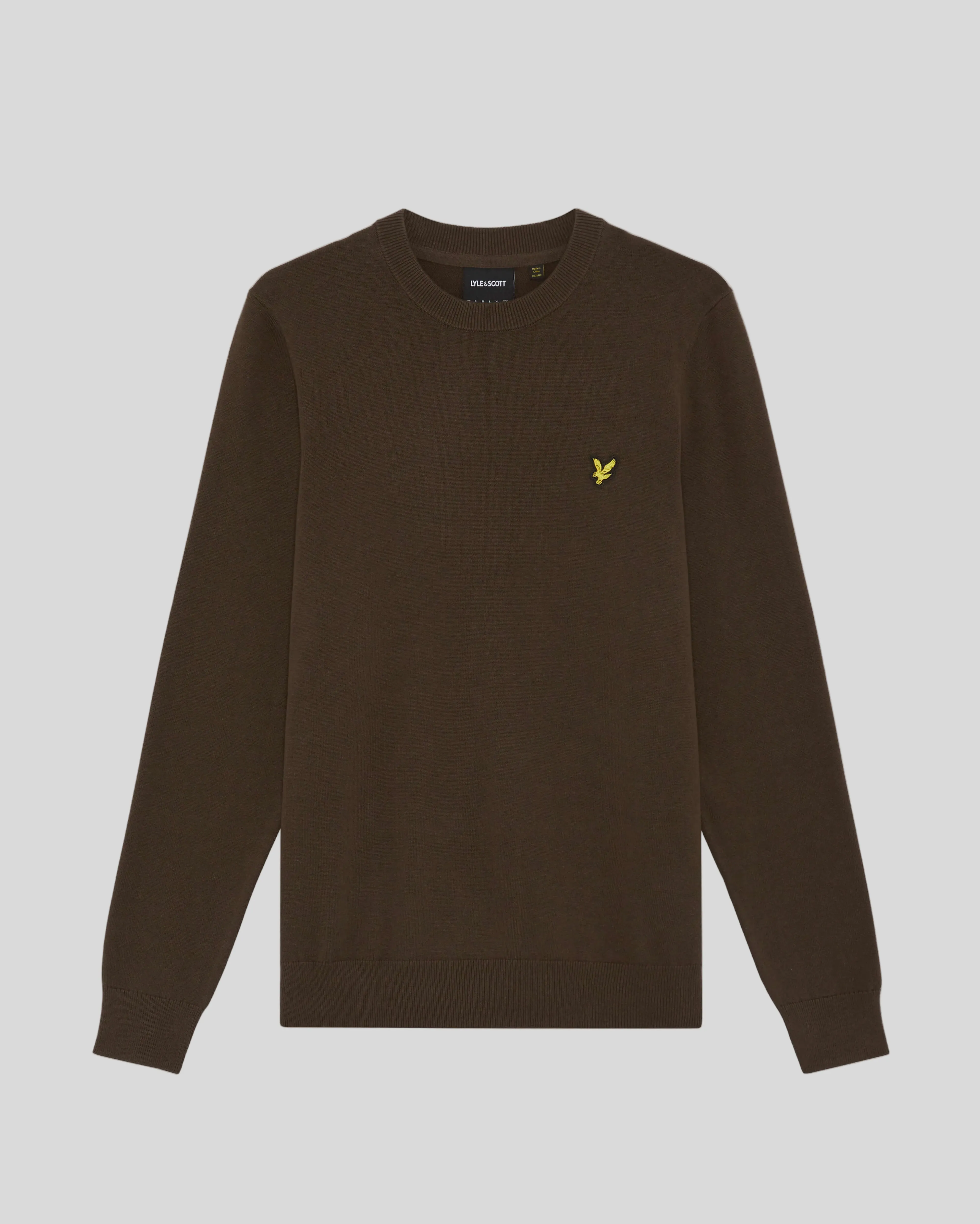 Cotton Crew Neck Jumper sold by Lyle & Scott product image thumbnail 5