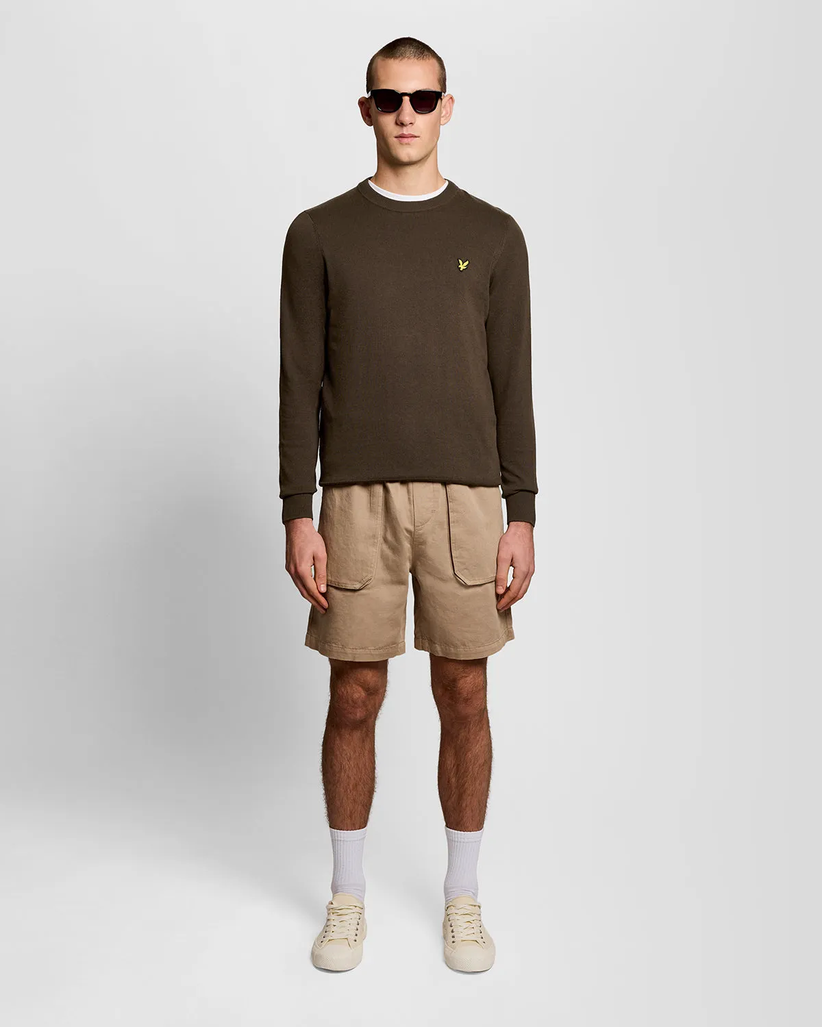 Cotton Crew Neck Jumper sold by Lyle & Scott product image thumbnail 2