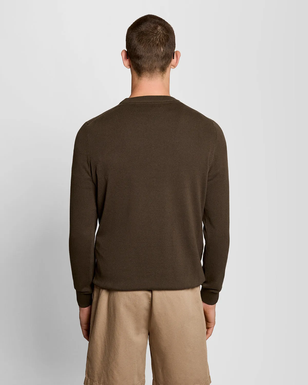 Cotton Crew Neck Jumper sold by Lyle & Scott product image thumbnail 4