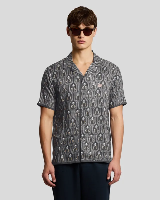 Short Sleeve Botanical Graphic Shirt sold by Lyle & Scott